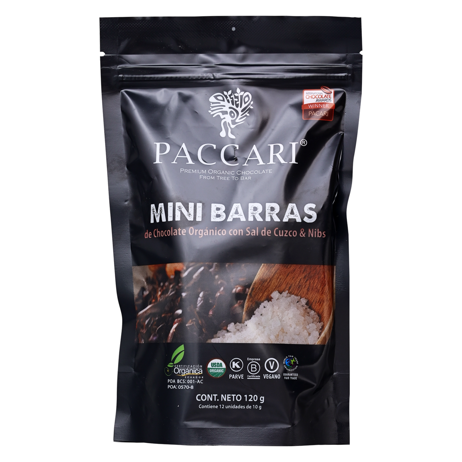 Chocolate Mini Barra PACCARI 120 g
