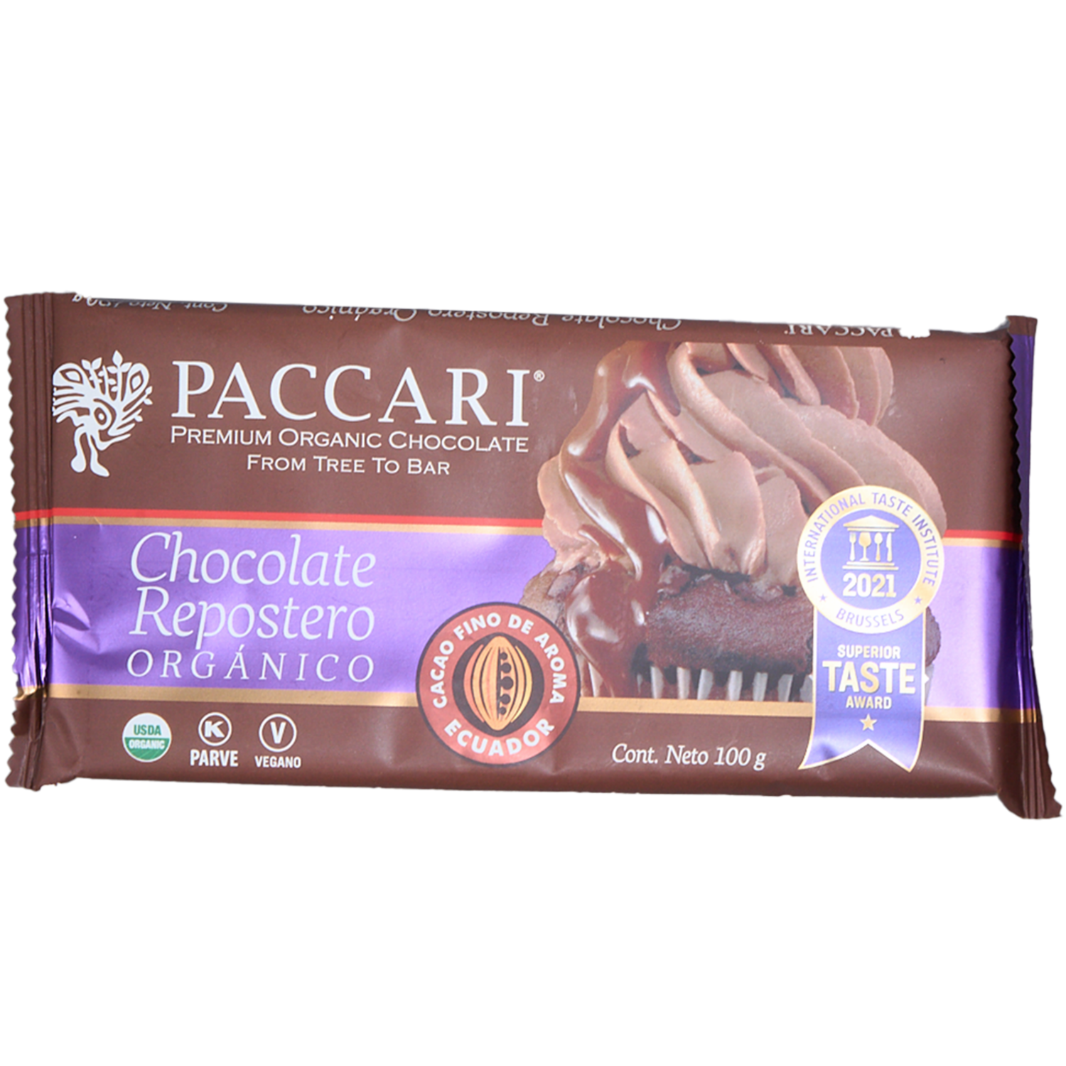 Chocolate Para Repostería PACCARI 100 G