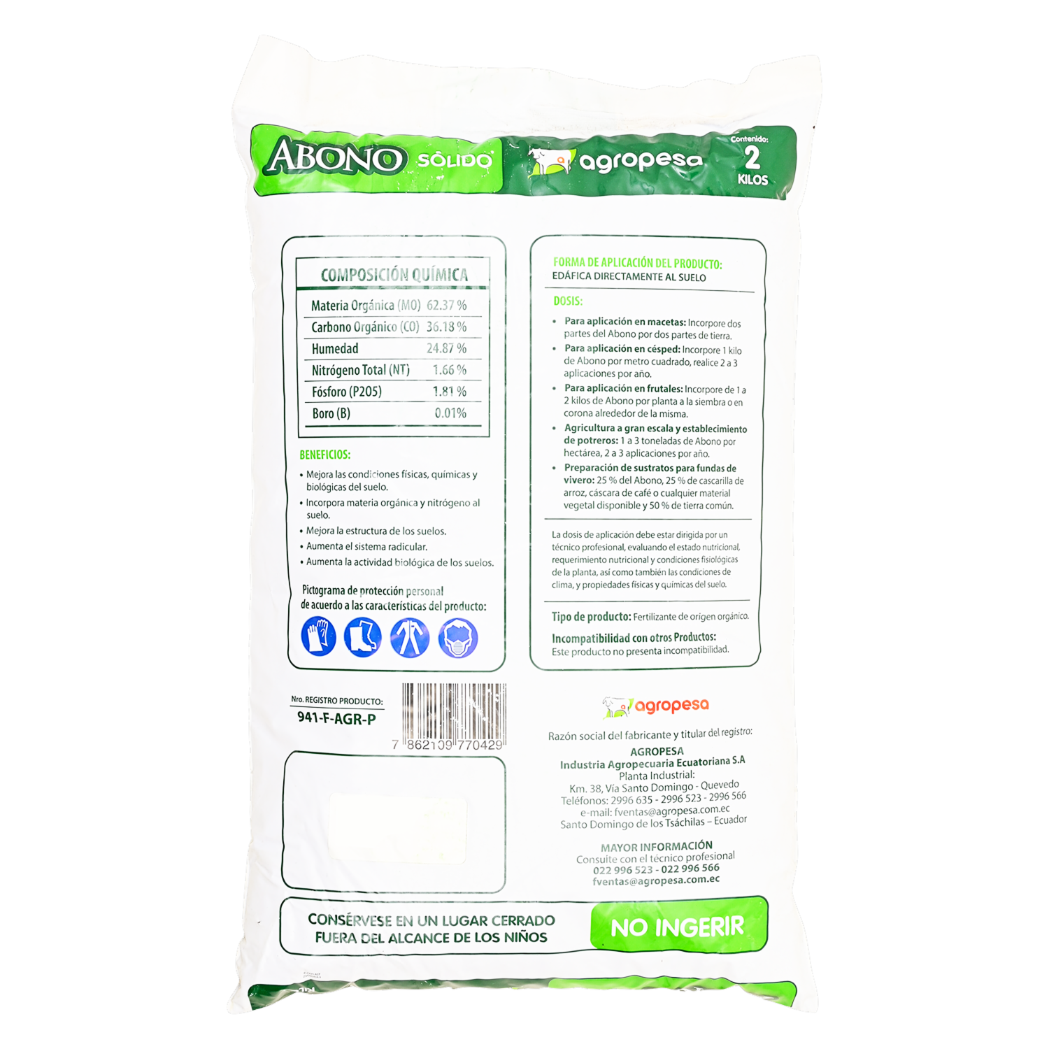Abono Solido AGROPESA 2000g