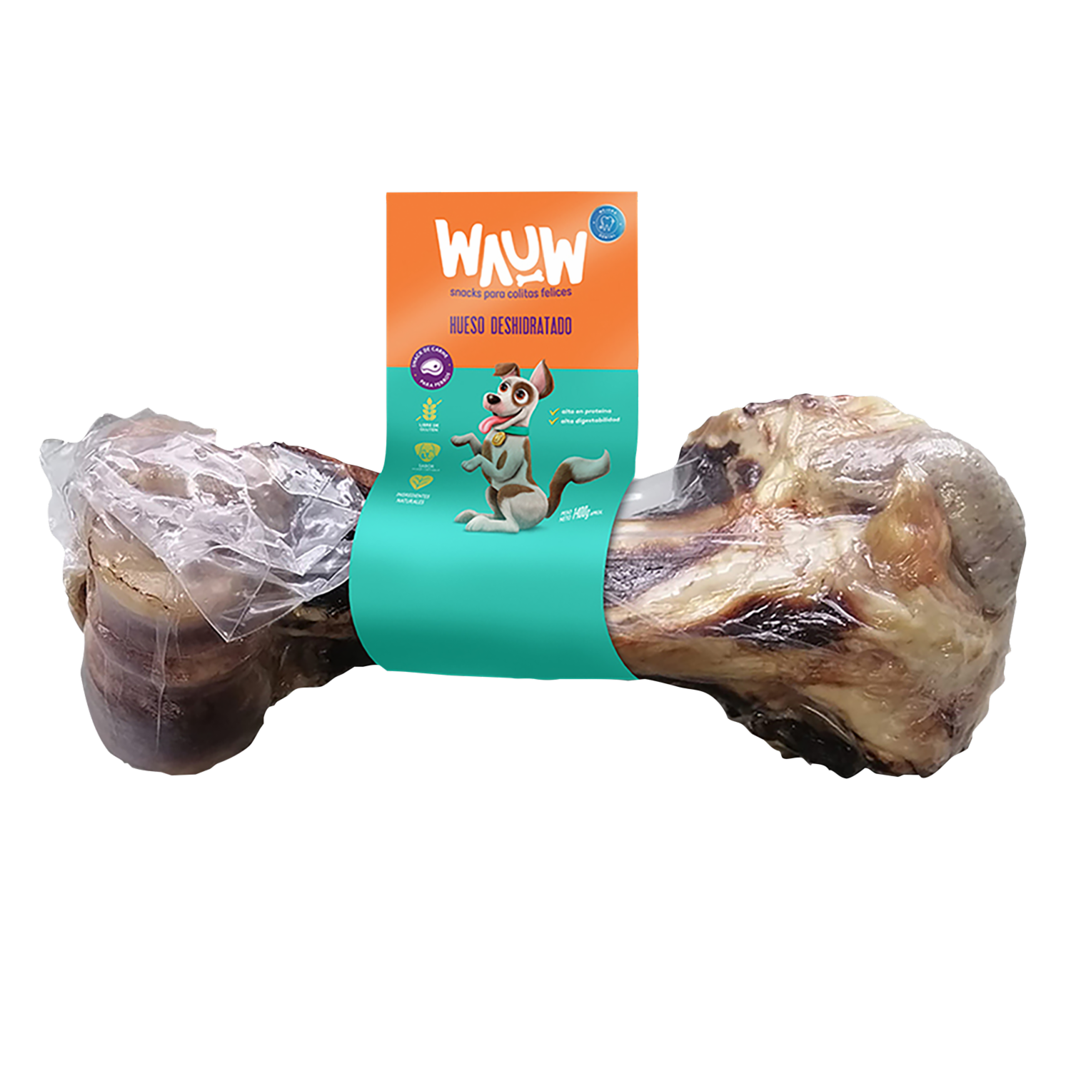 Snack Para Perros Huesos Deshidratados WAUW 1000 G