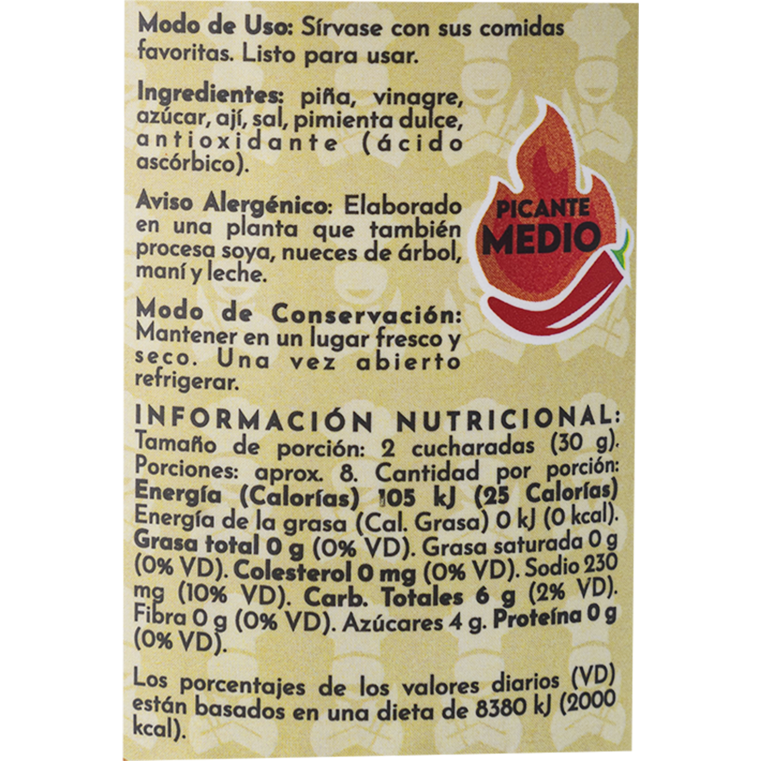 Ají Con Pina GUISART 240 G