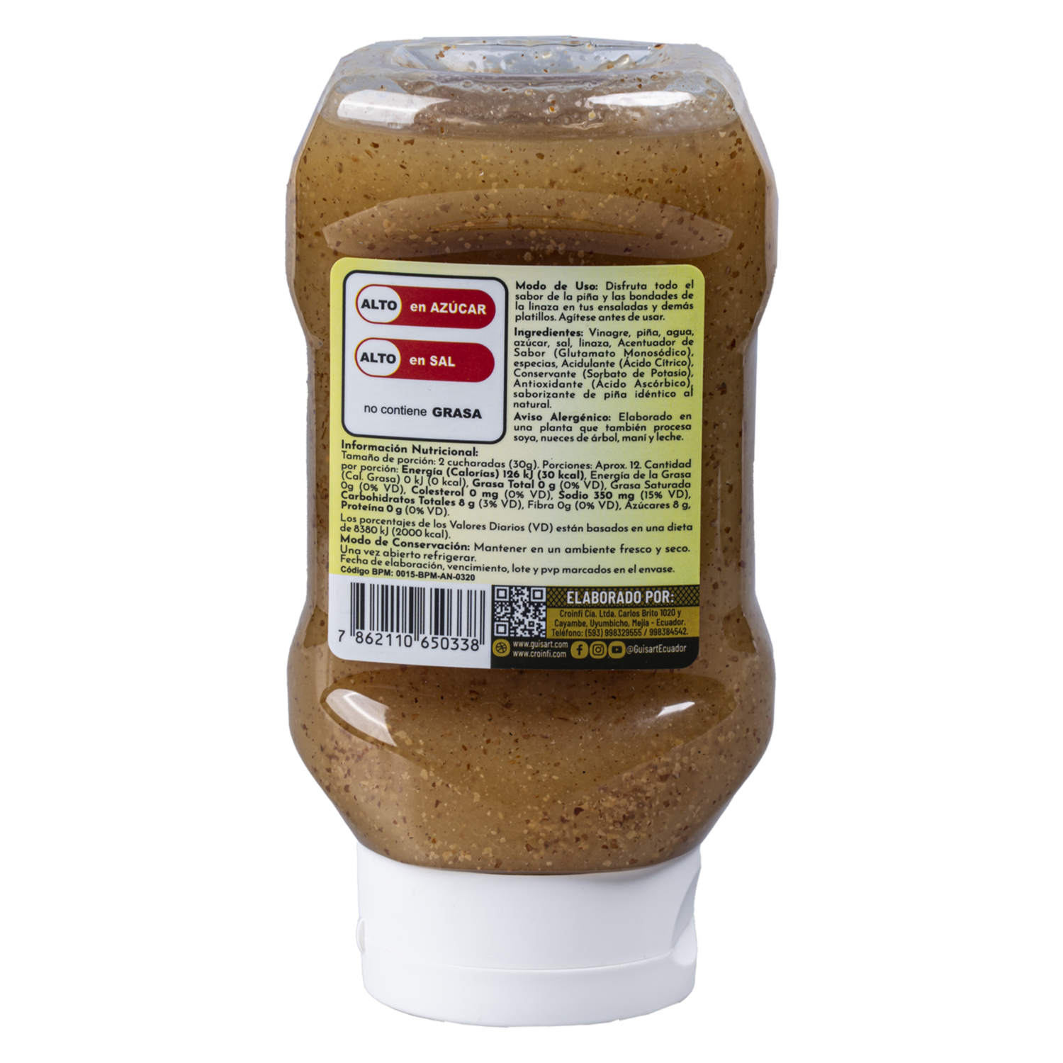 Aderezo De Pina GUISART 370 g