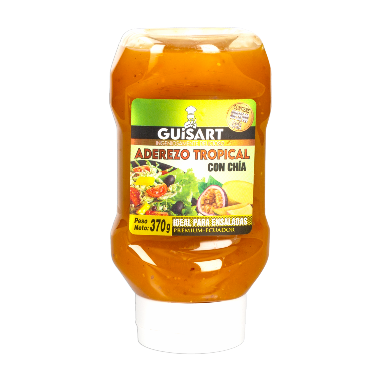Aderezo Para Ensalada Tropical Con Chia GUISART 370 G