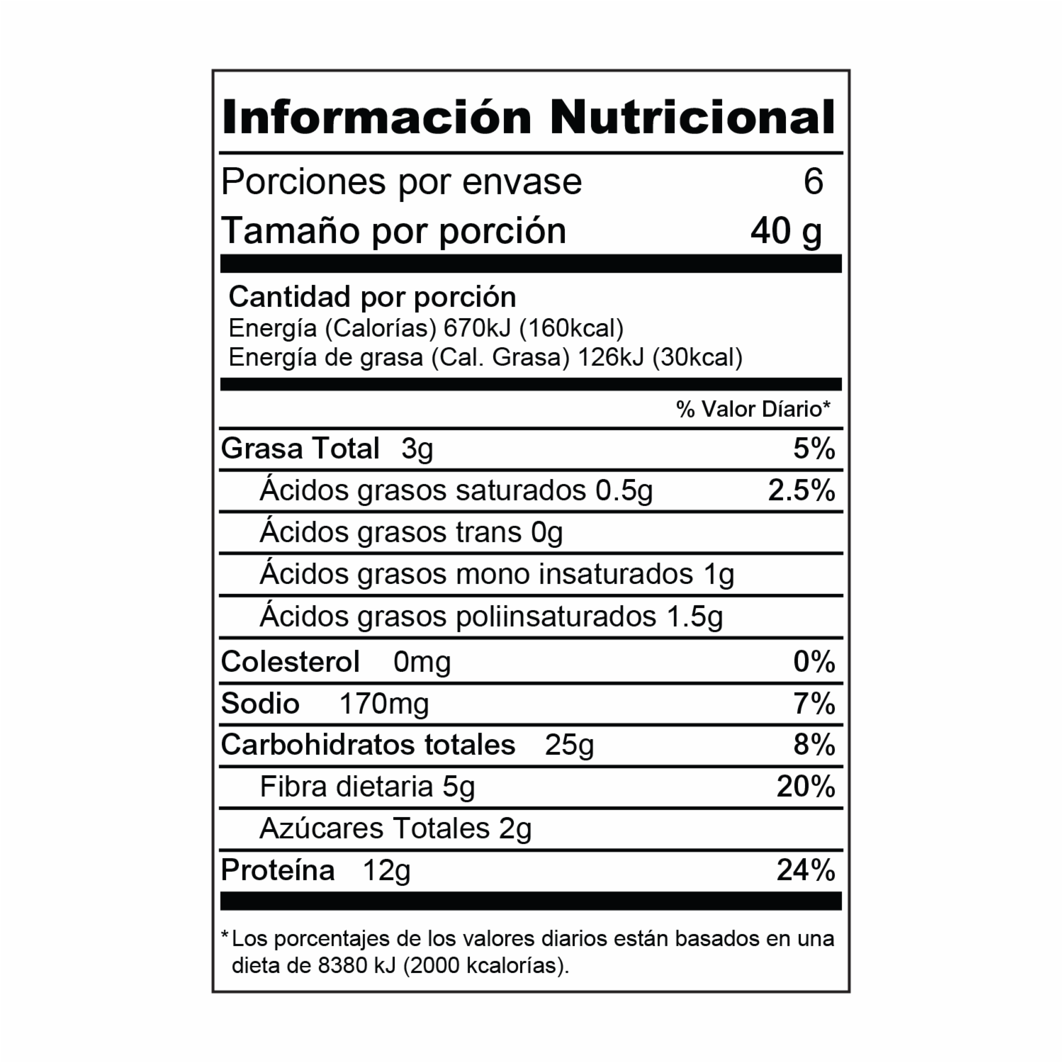 Barra De Proteína Y Fibra Con Quinoa Y Frutos Amarillos PEPU2 NUTRITION 6 Uds X 40 G