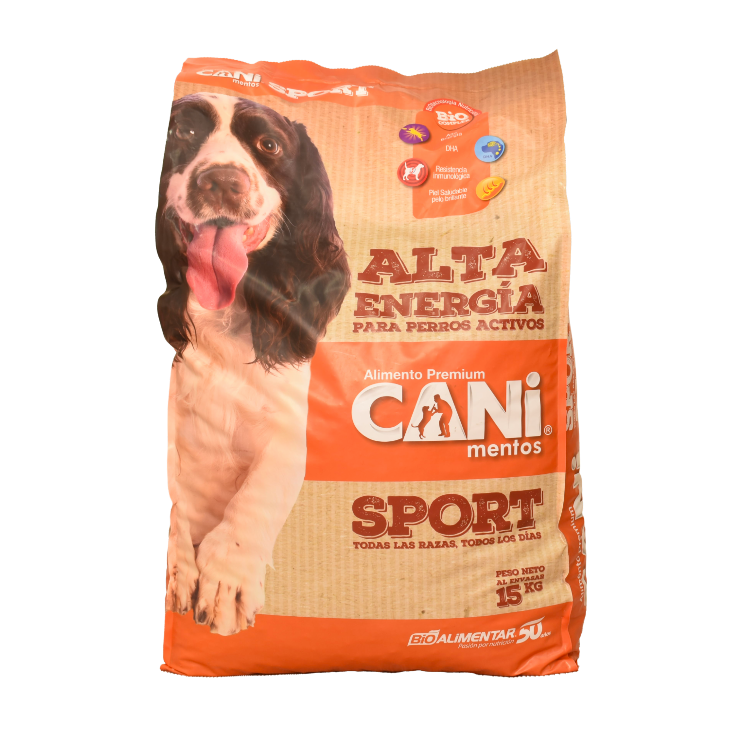 Alimento Para Perros Activos De Todas Las Razas Alta Energía Sport CANIMENTOS 15 Kg