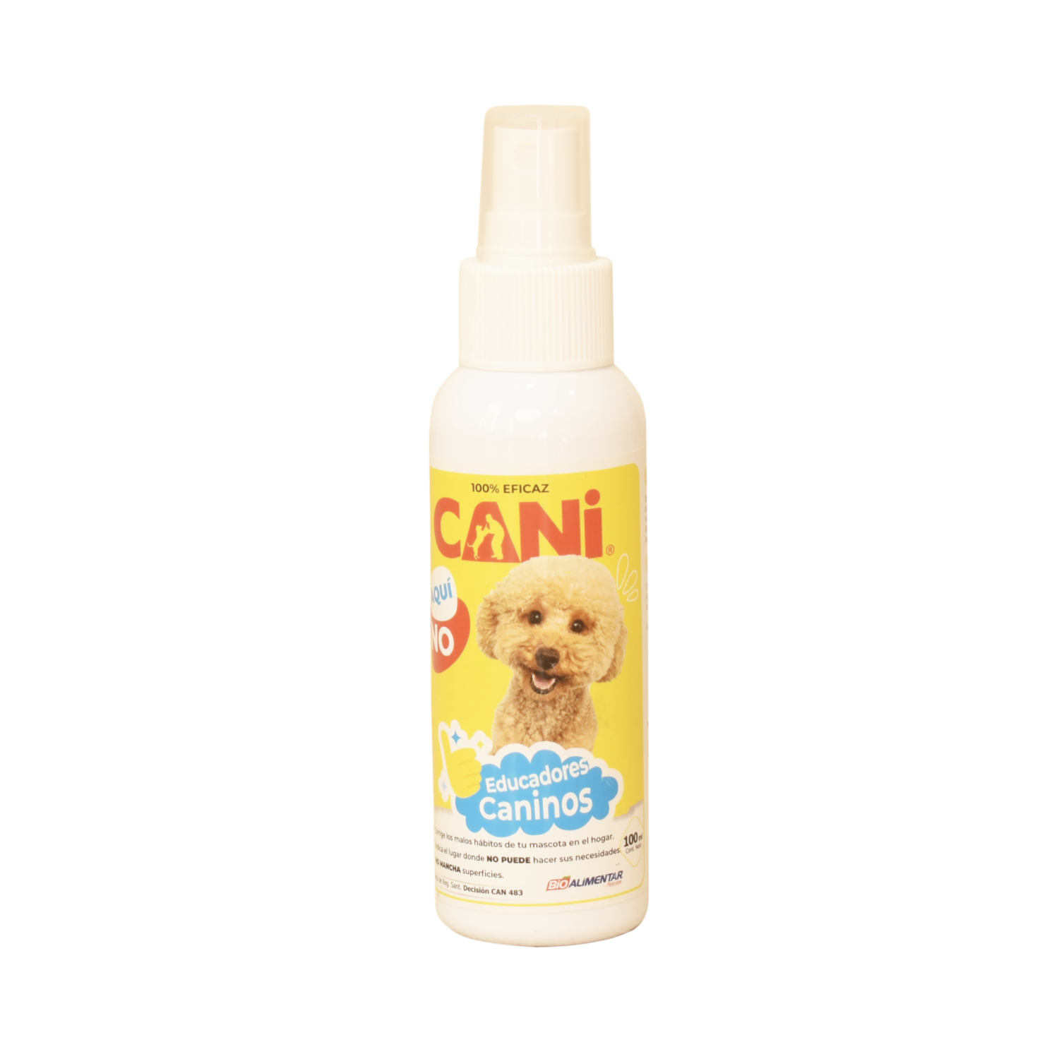 Educador Canino Aquí No Puede Hacer Sus Necesidades 100% Eficaz CANI 100 Ml