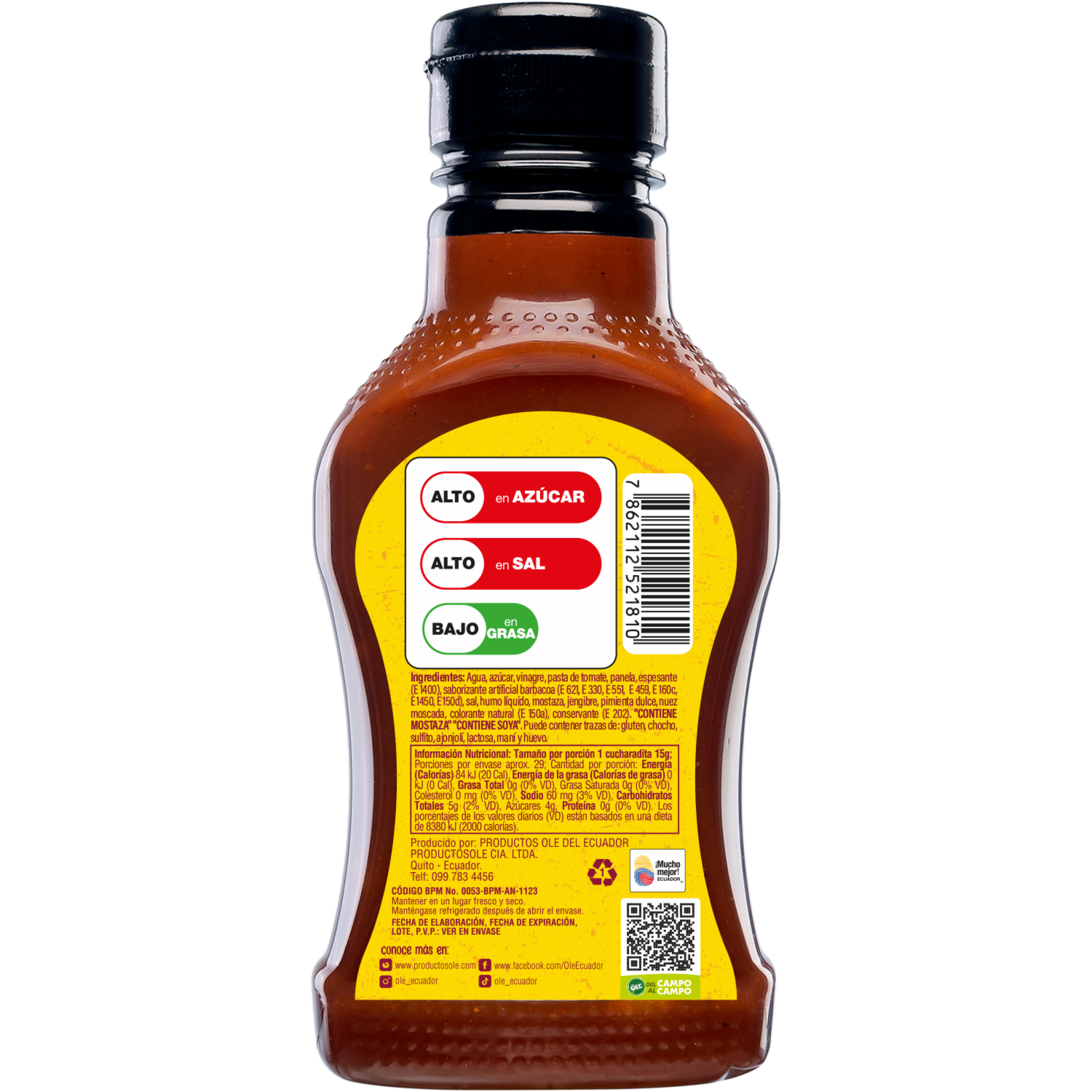 Salsa Bbq Original OLÉ 430 G