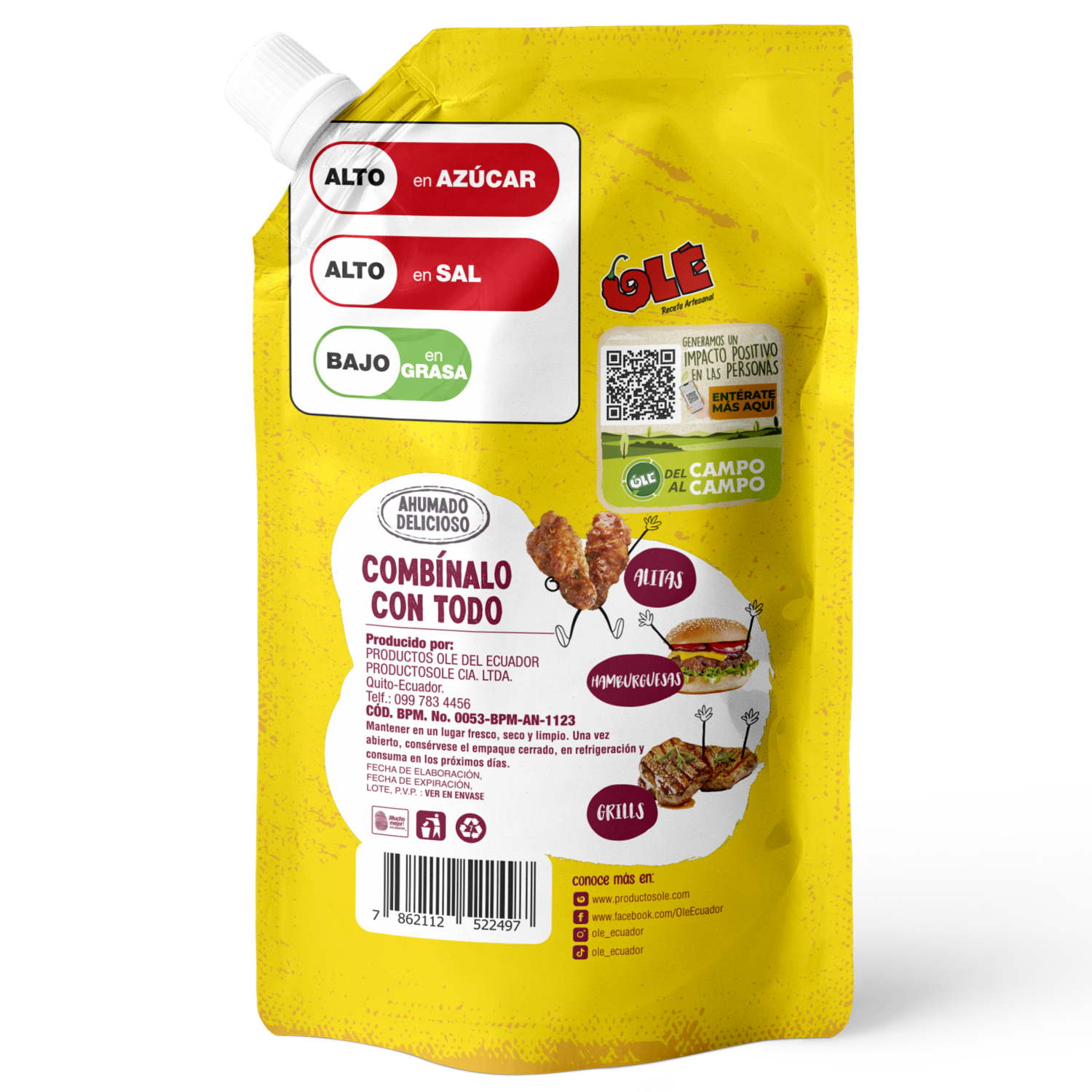 Salsa BBQ Original OLÉ 200G