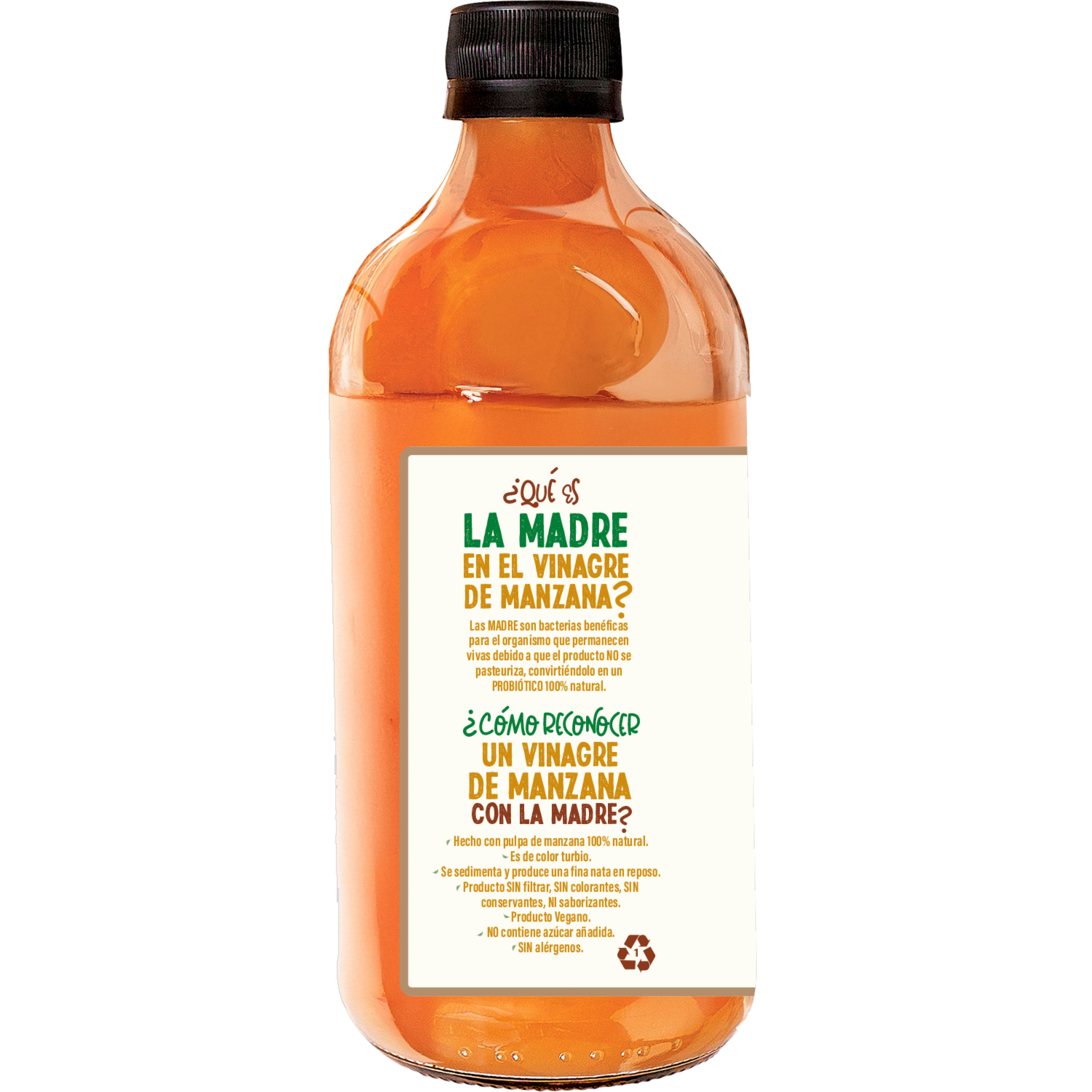 Vinagre De Manzana Con Miel Y Jengibre OLÉ 500 Ml