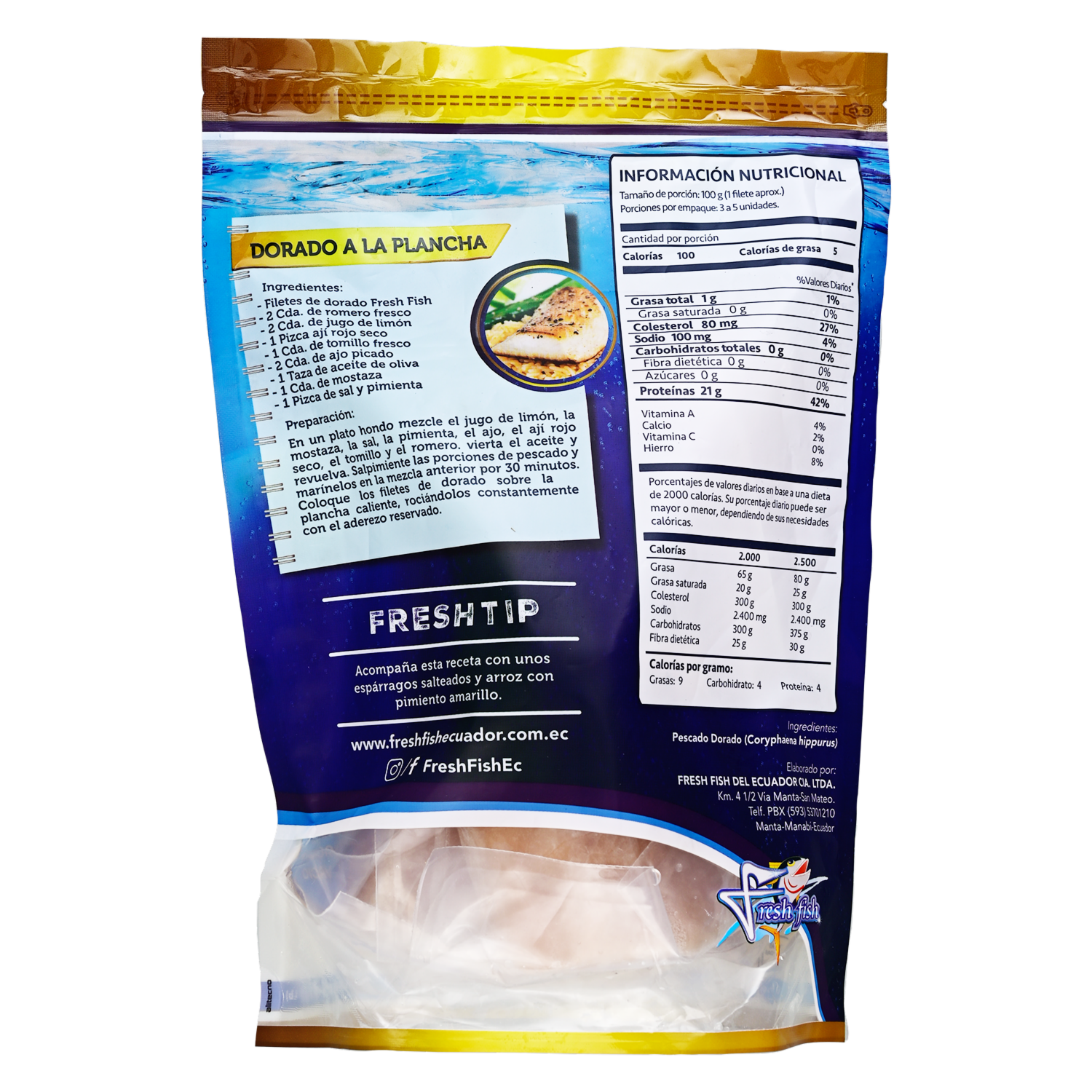 Dorado Congelado FRESH FISH 454g