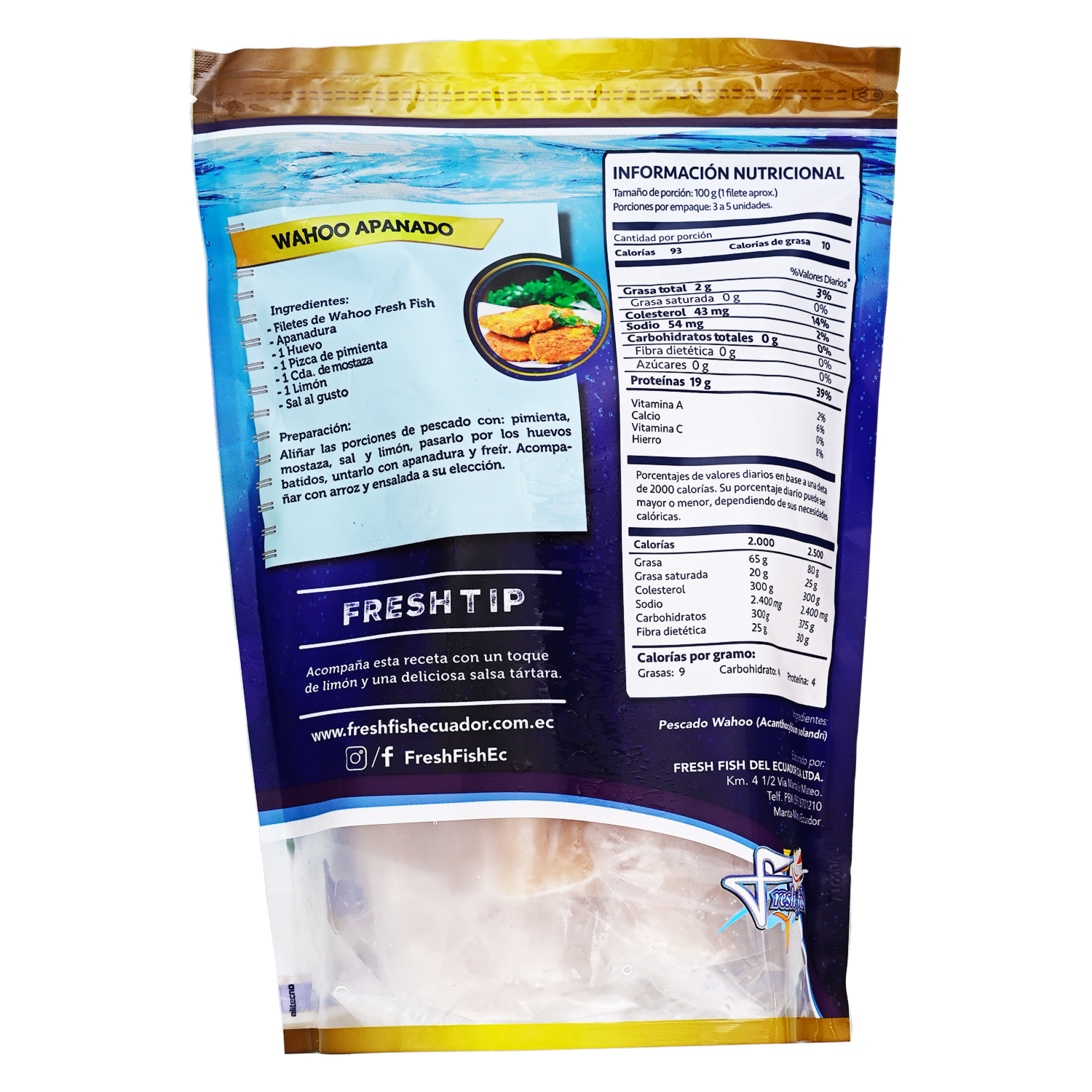 Wahoo Pescado FRESH FISH 454g