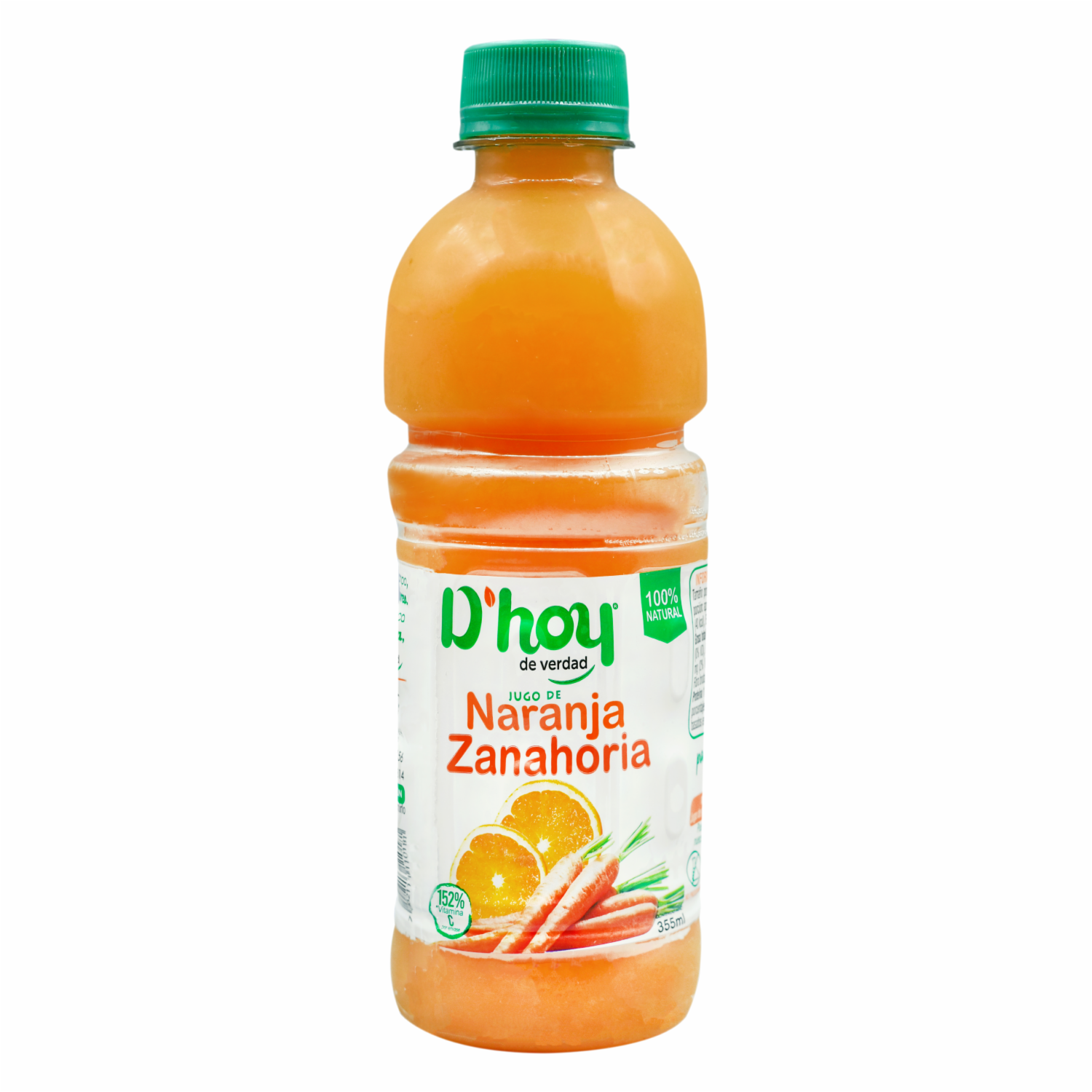 Jugo De Naranja Y Zanahoria 152 % Vitamina C D`HOY 355 Ml