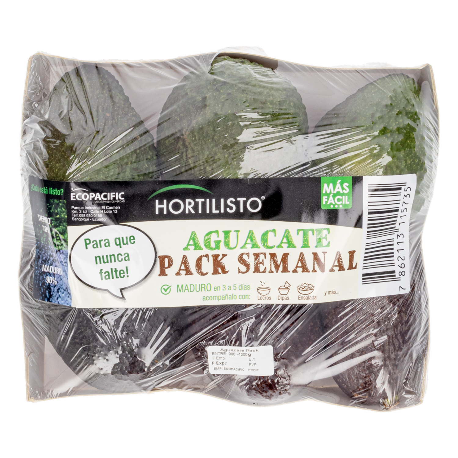 Aguacate Pack HORTILISTO 900 G