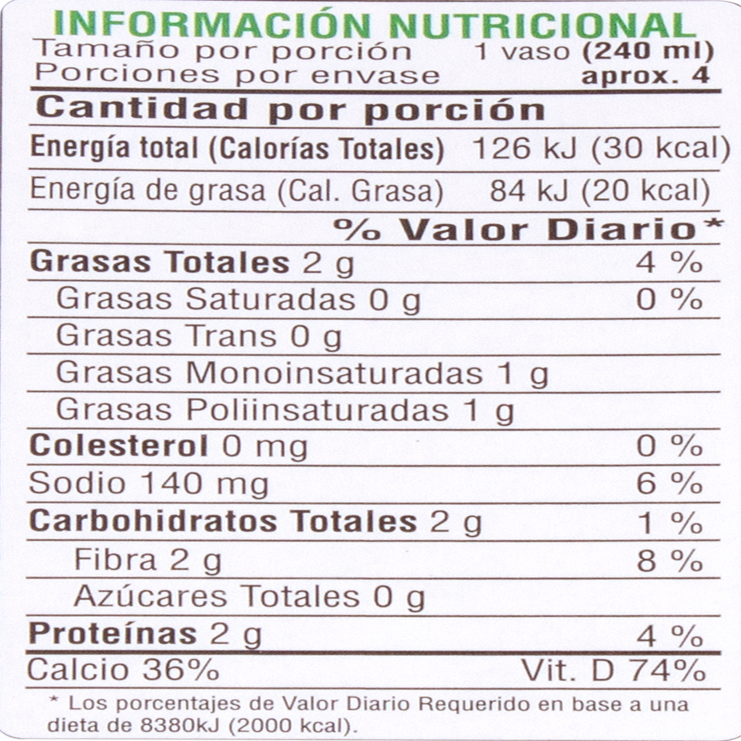 Bebida De Almendras Natural ECOLOVE 3 X 1 000 Ml