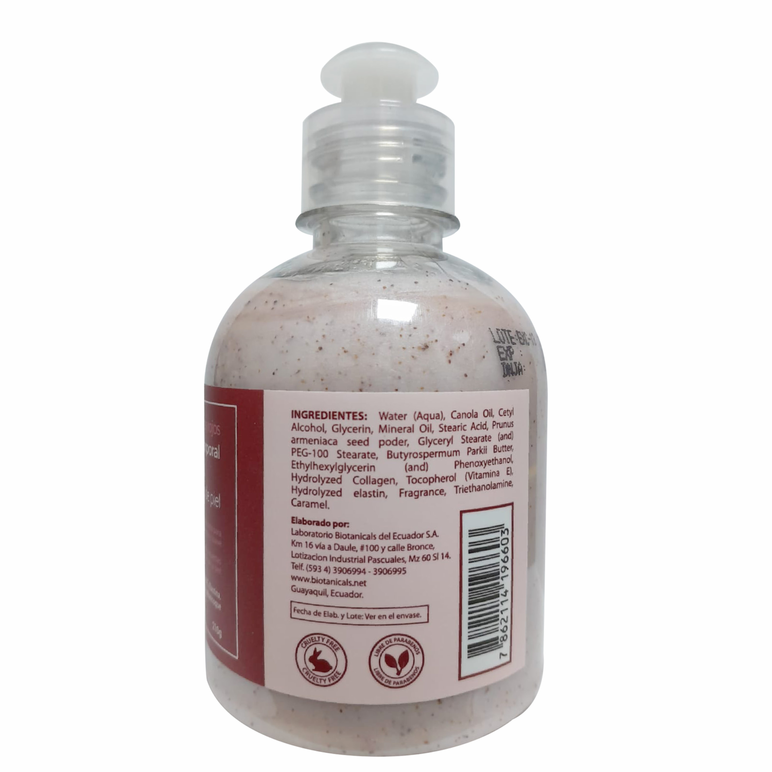 Exfoliante Corporal De Yogurt CLANS 210 G