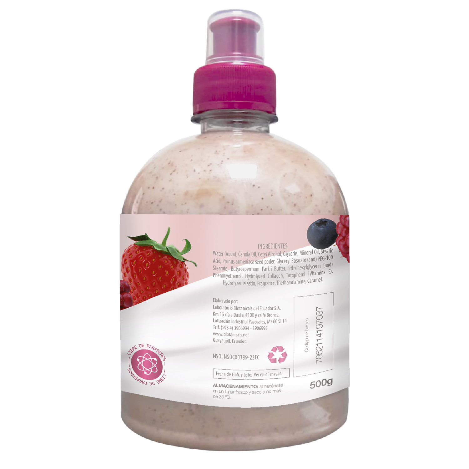 Exfoliante Corporal Crema BIOTANIK 500 Ml