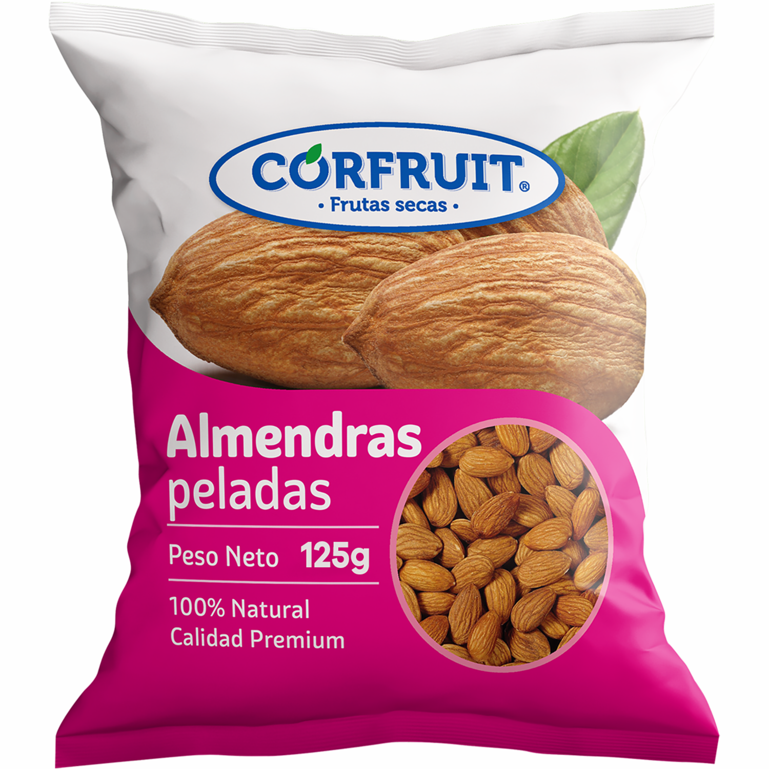 Almendras Peladas 100% Natural CORFRUIT 125 G