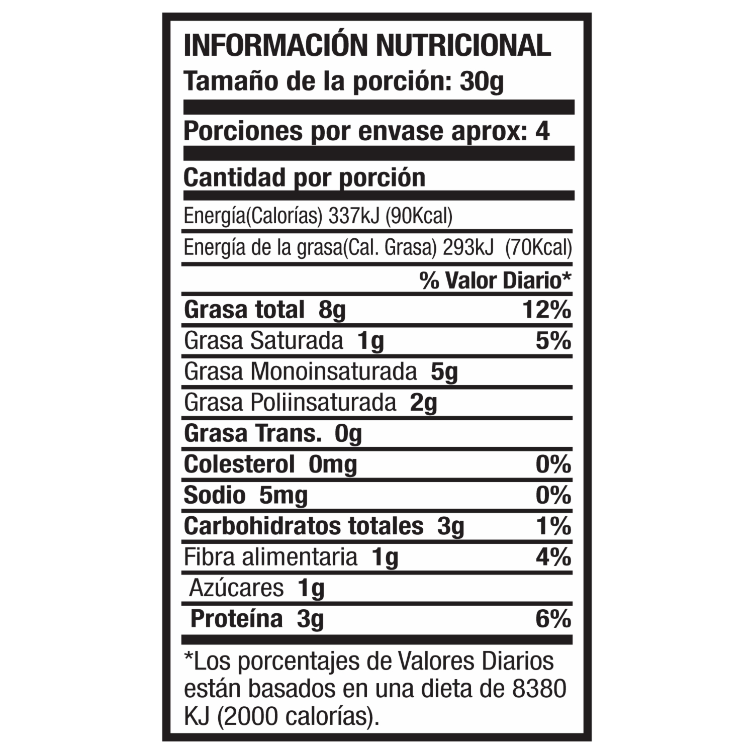 Almendras Peladas 100% Natural CORFRUIT 125 G