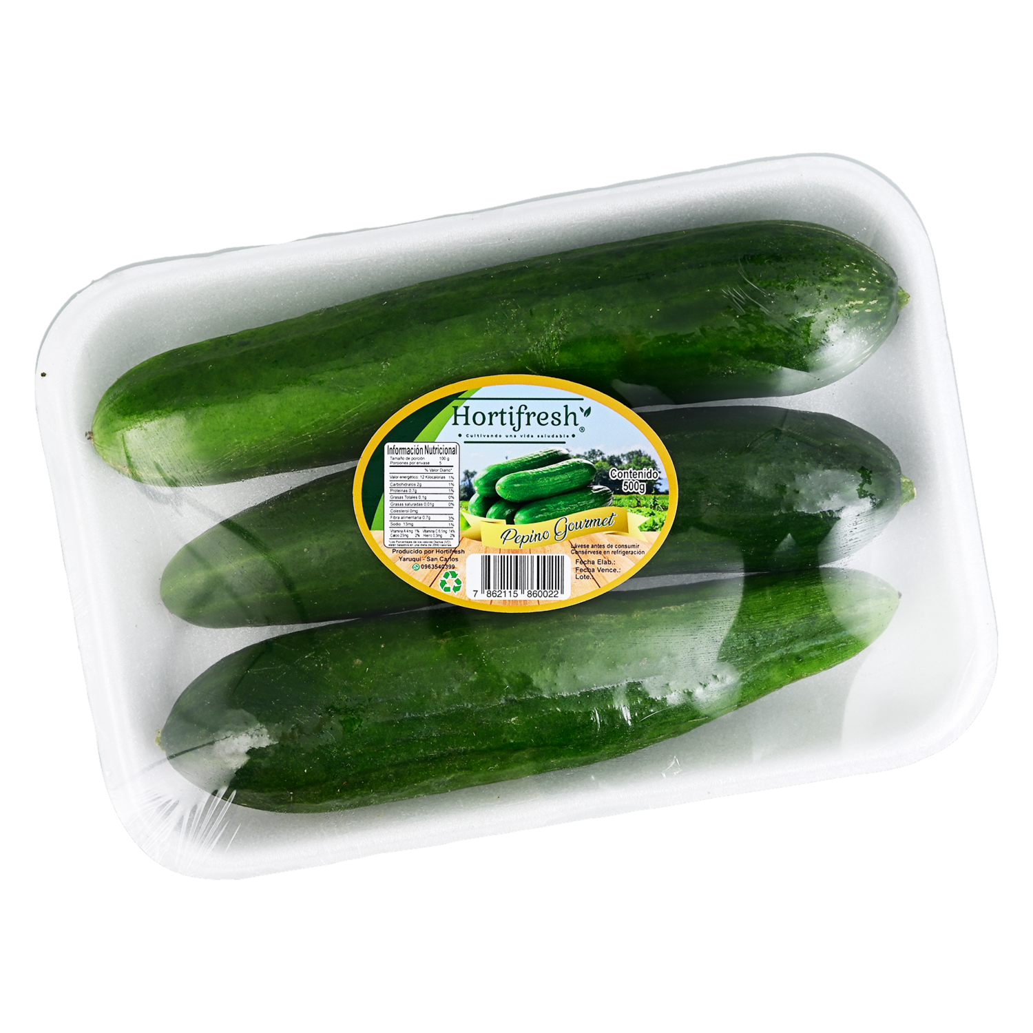 Pepino Gourmet HORTIFRESH Bandeja