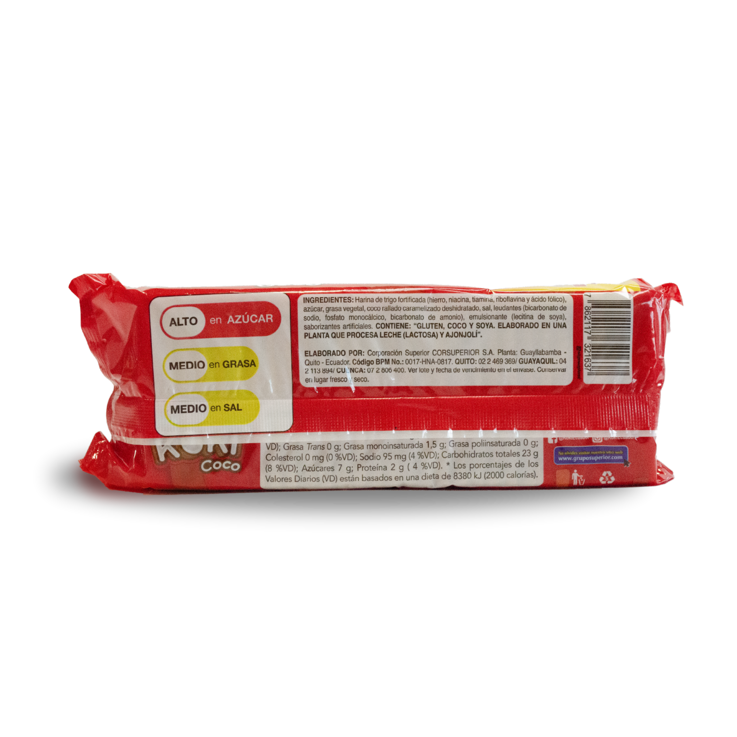 Galletas Dulces Con Coco Rallado KOKI 210 G