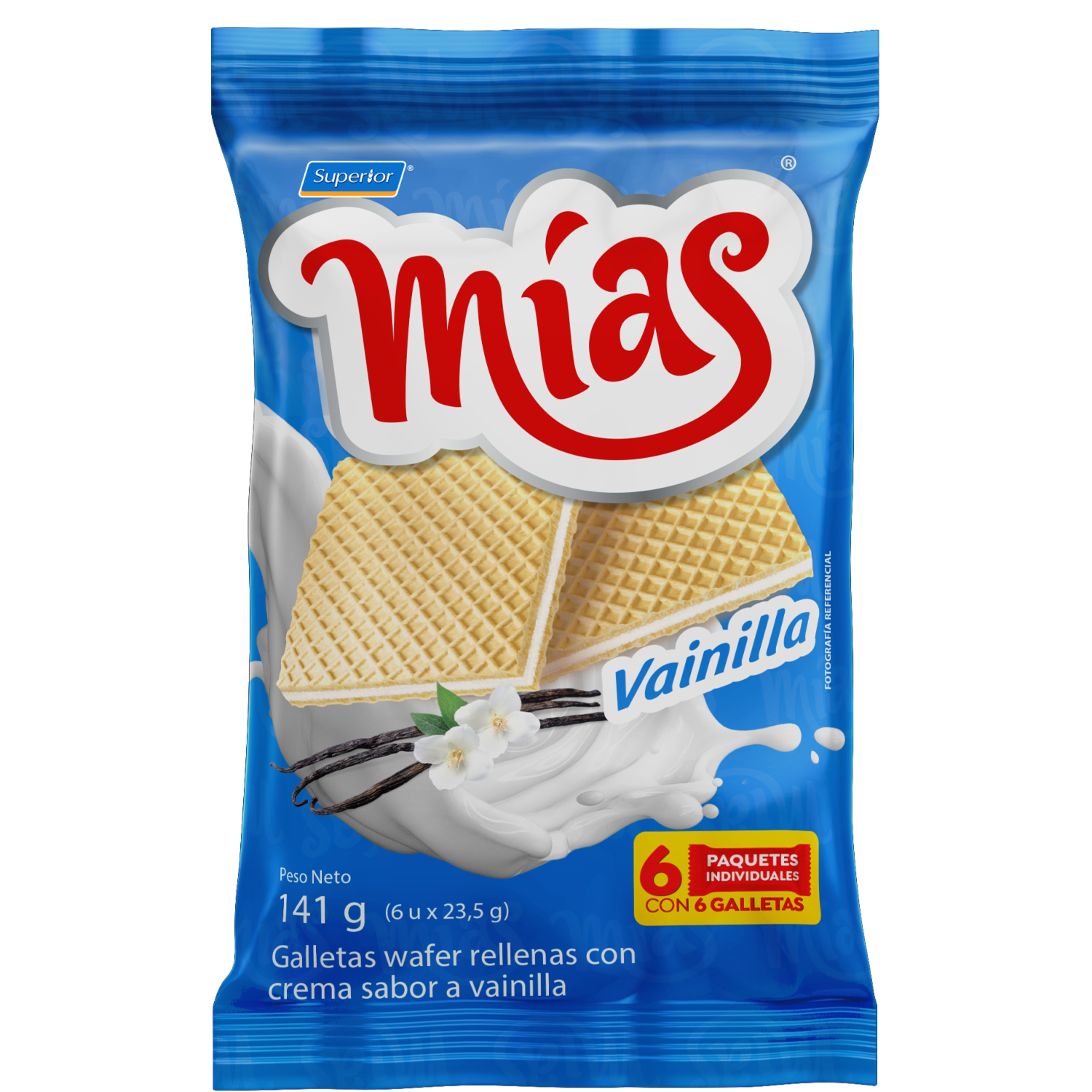Galletas Dulces Sabor A Vainilla MÍAS 141 G