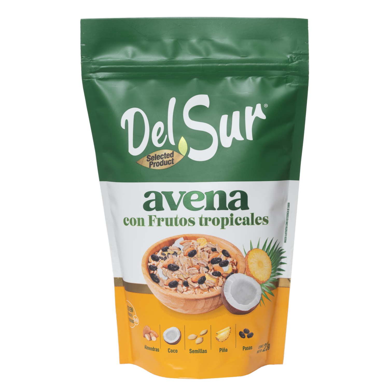 Avena En Hojuelas Frutos Tropicales DEL SUR 230 G