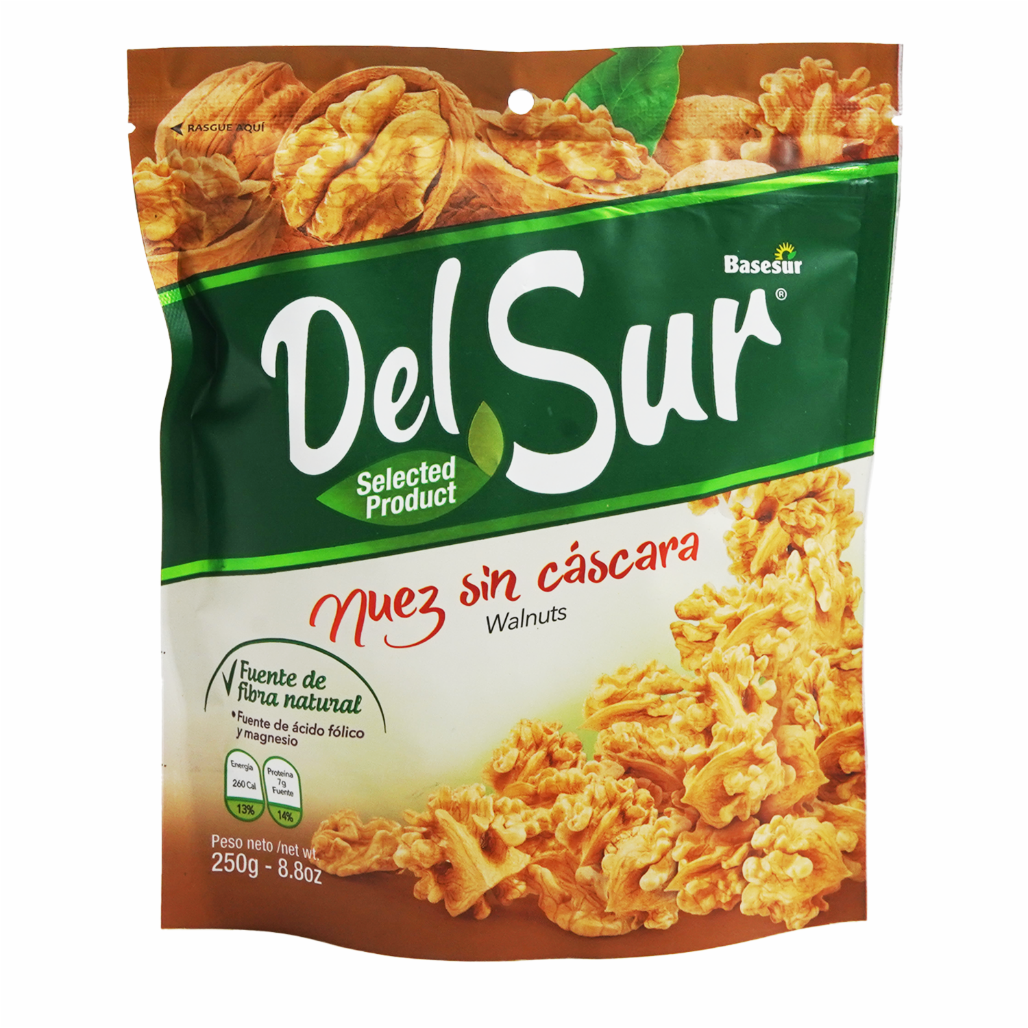 Nueces Empacada DEL SUR 250 G
