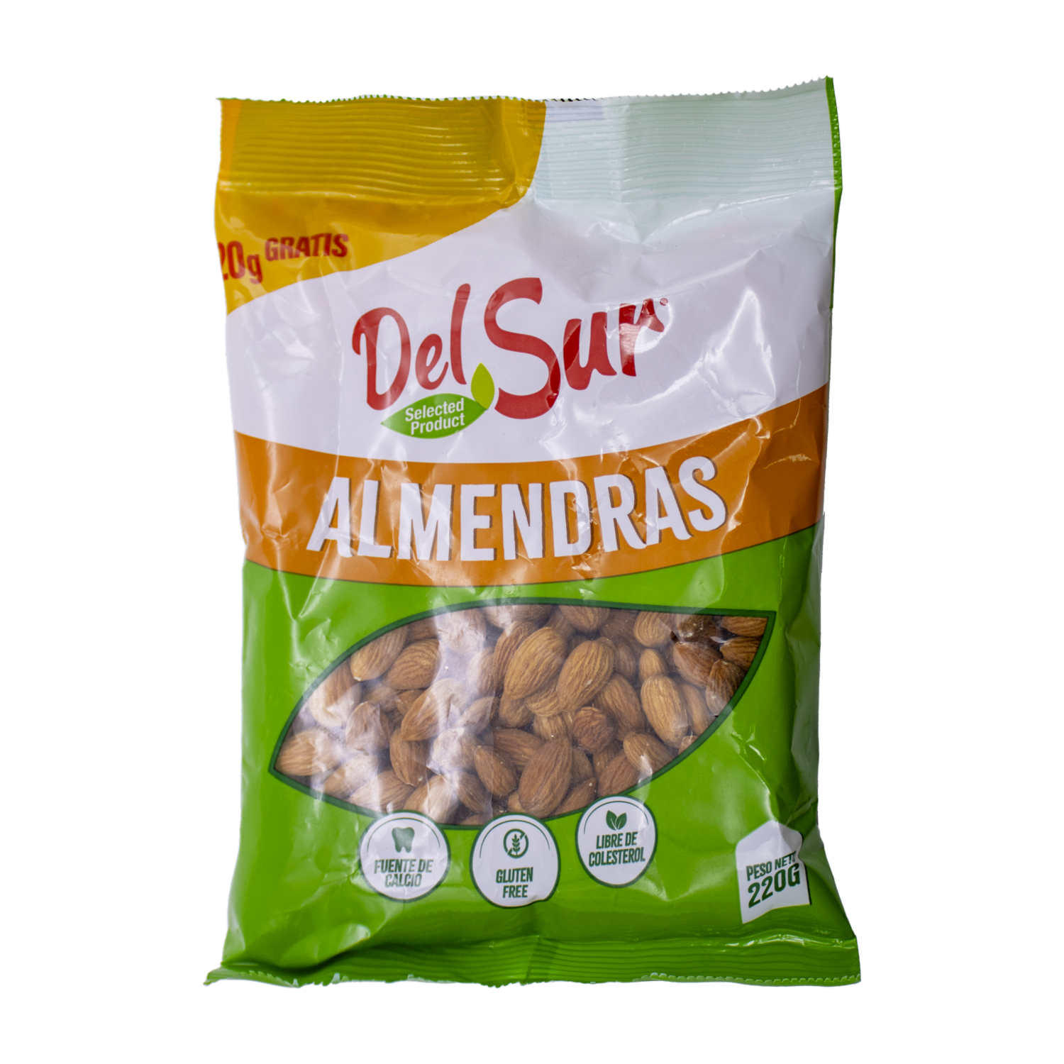 Almendras Secas DEL SUR 220 G