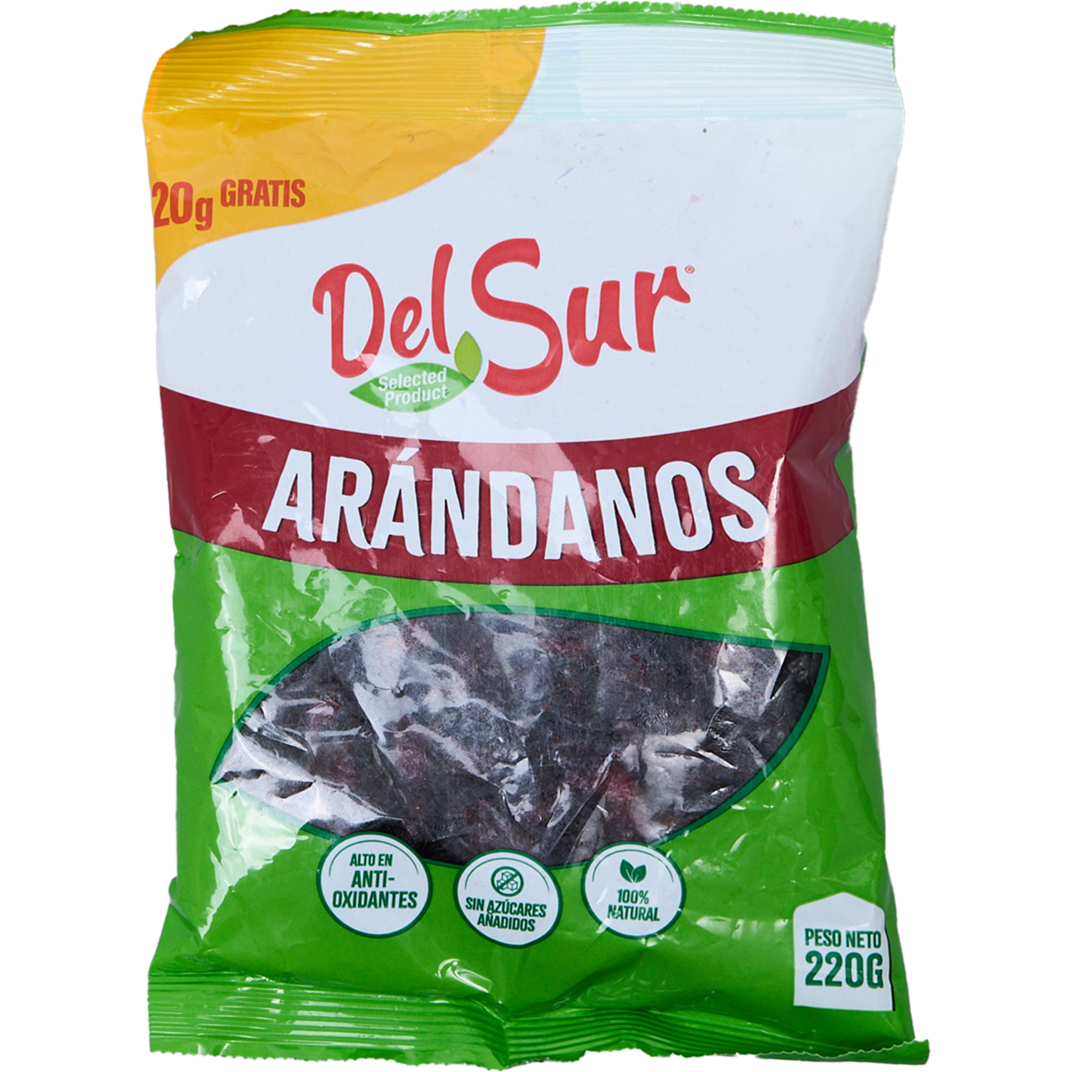 Arándanos Deshidratados DEL SUR 220 G
