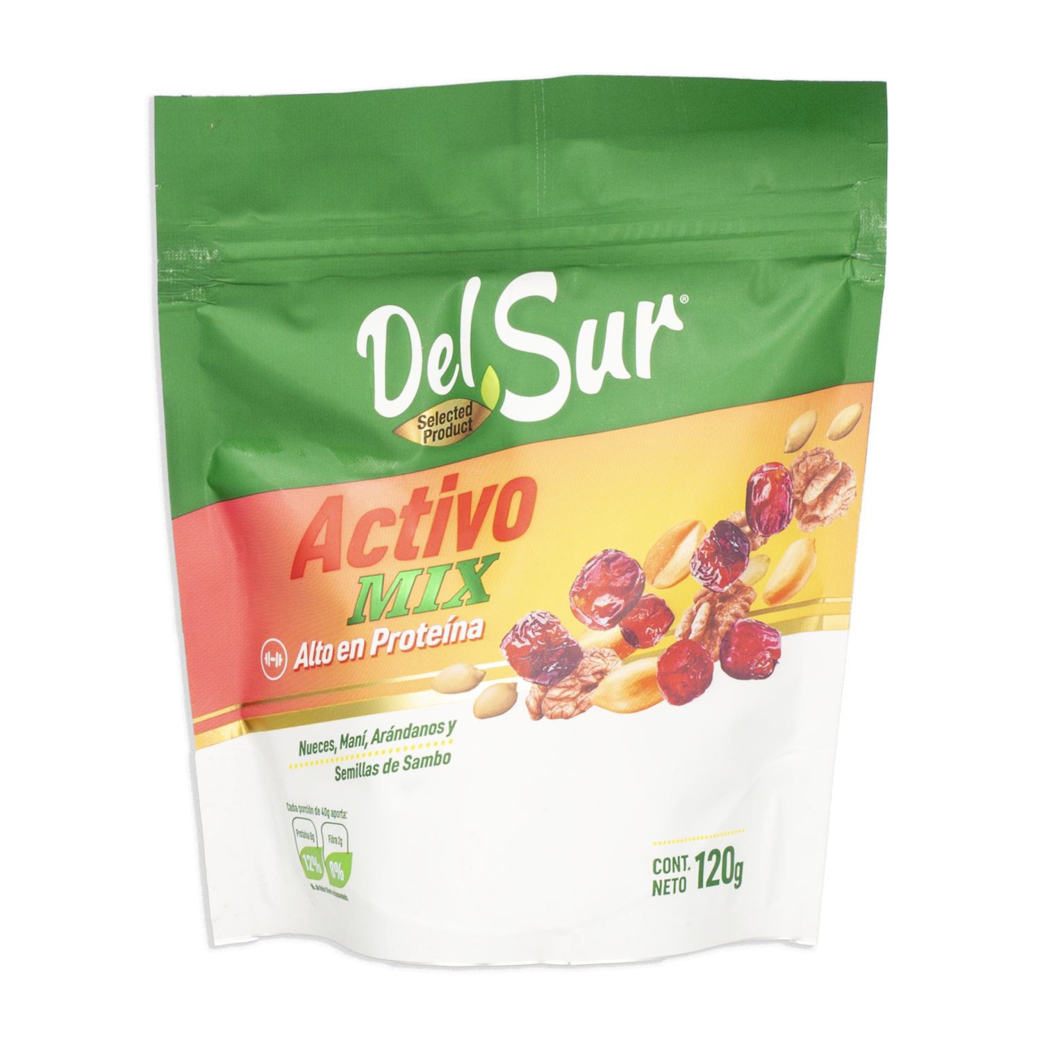 Mix Frutos Secos Activo DEL SUR 120 G