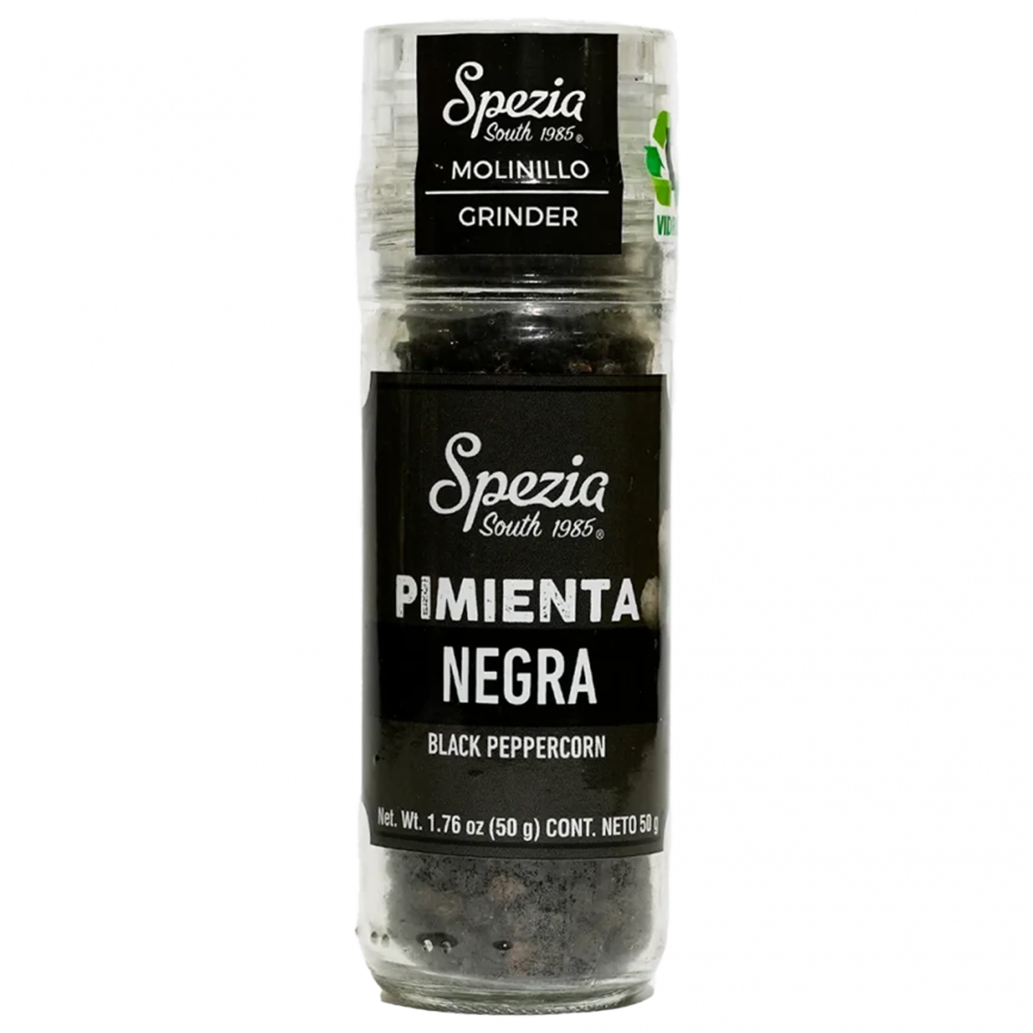 Pimienta Negra En Molinillo SPEZIA 50 G