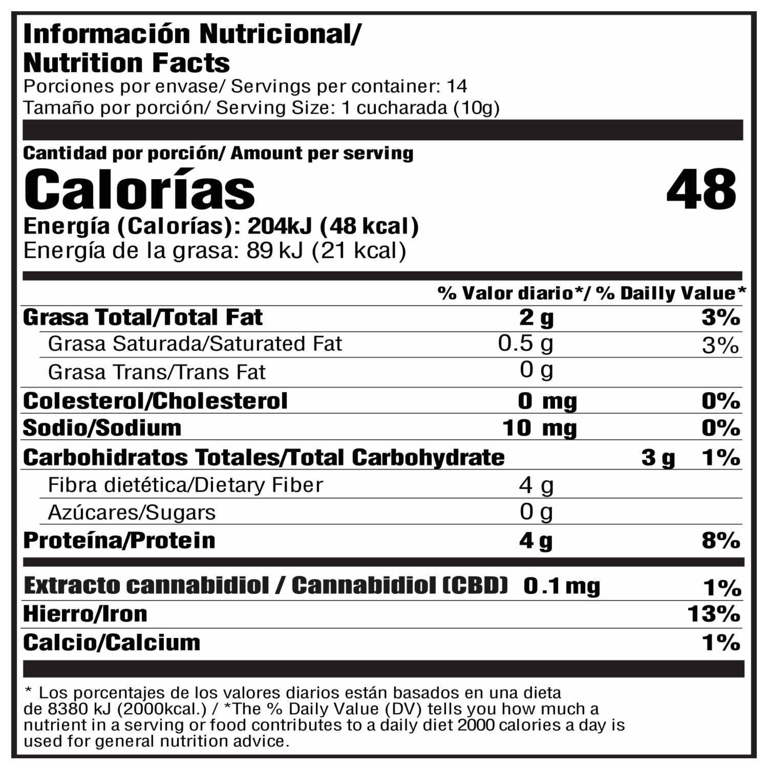 Semillas De Cáñamo ALME 140 G