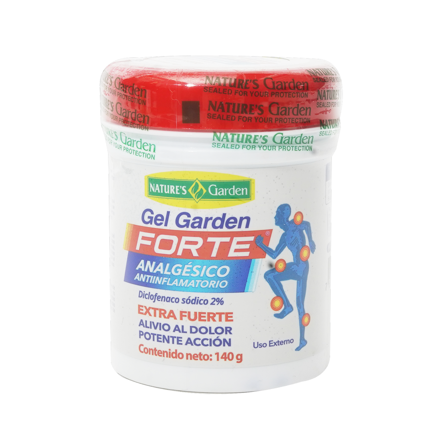 Analgésico Gel Forte NATURE´S GARDEN 140 G