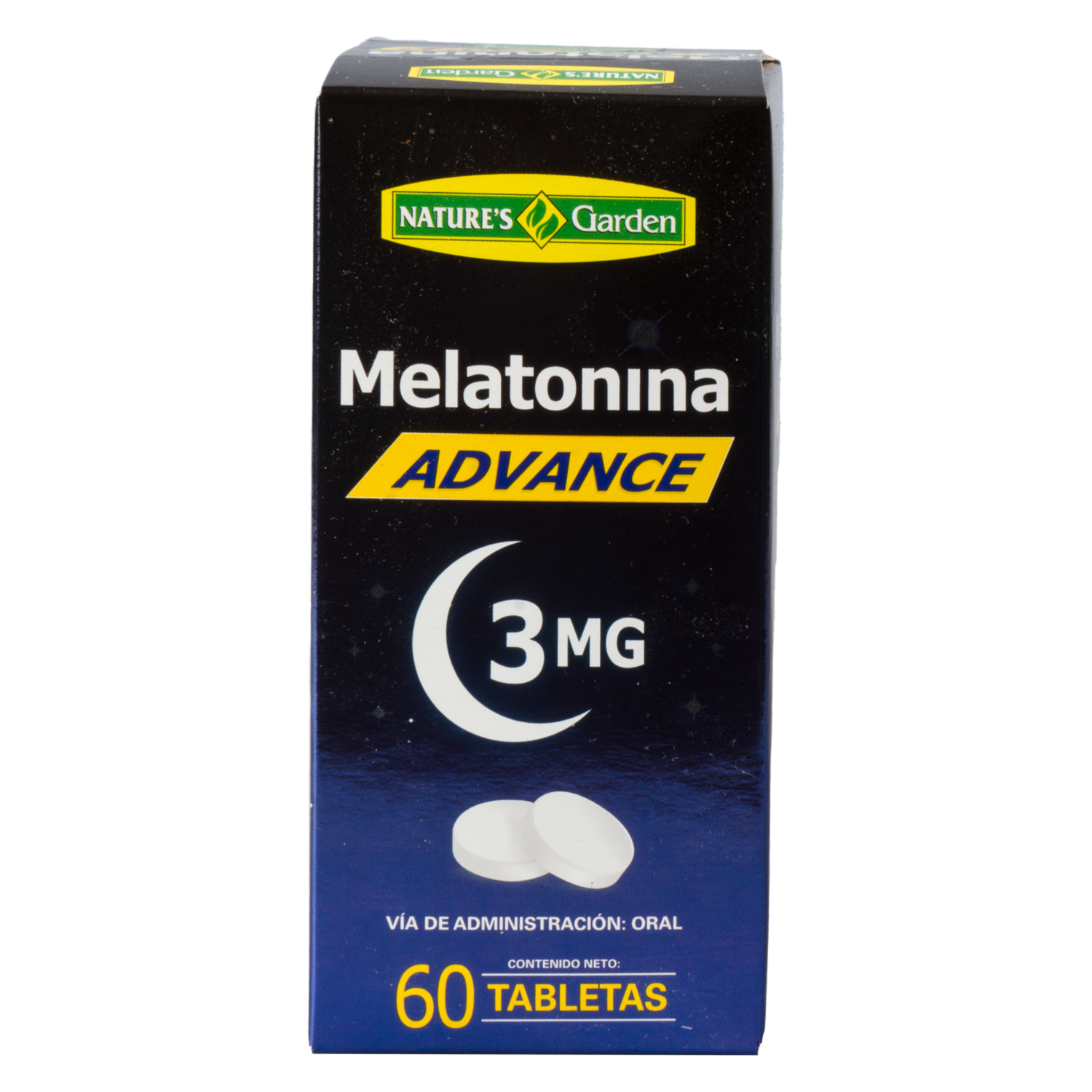 Melatonina Advance 60 Tabs NATURE’S GARDEN 180 g