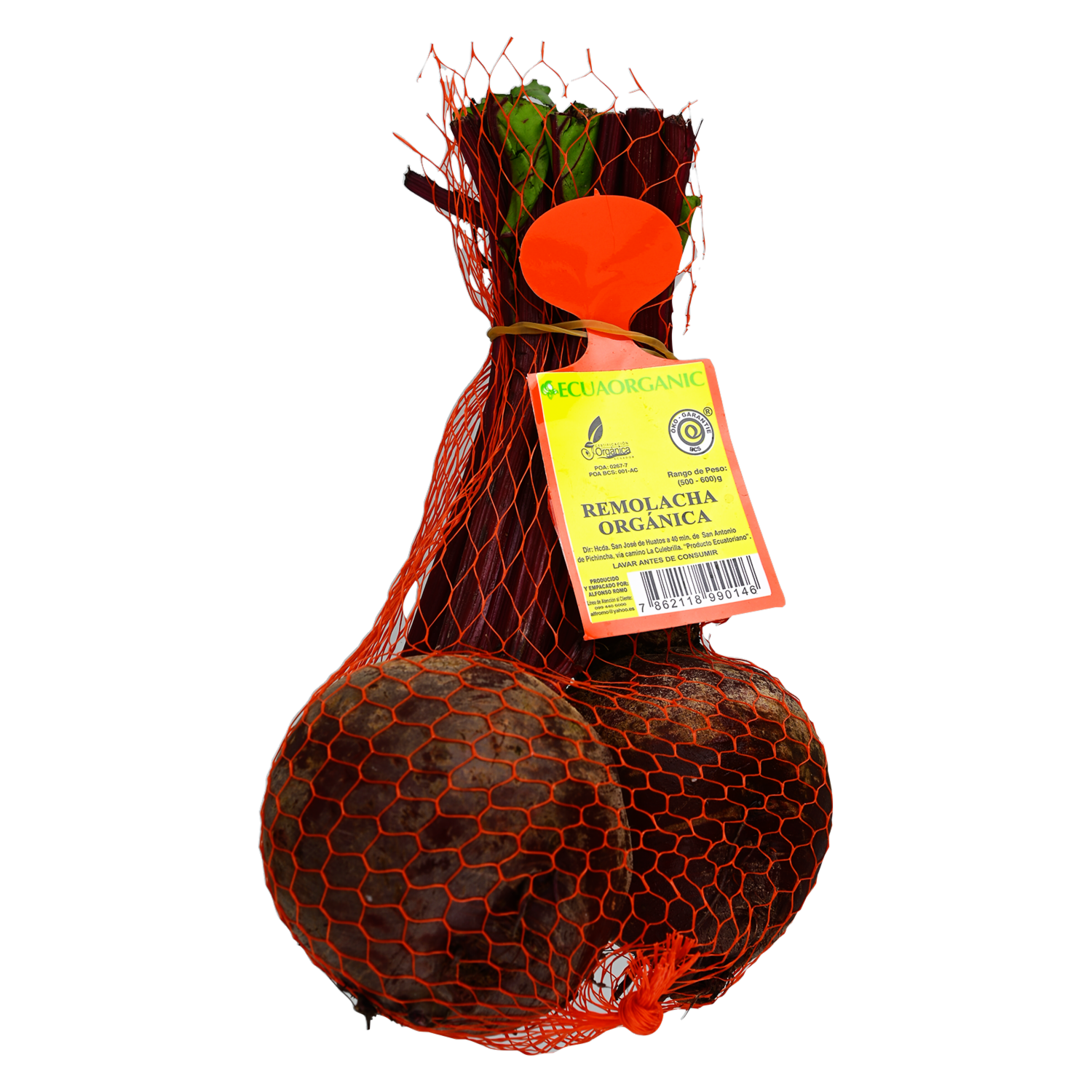 Remolacha Orgánica ECUAORGANIC 500-600g