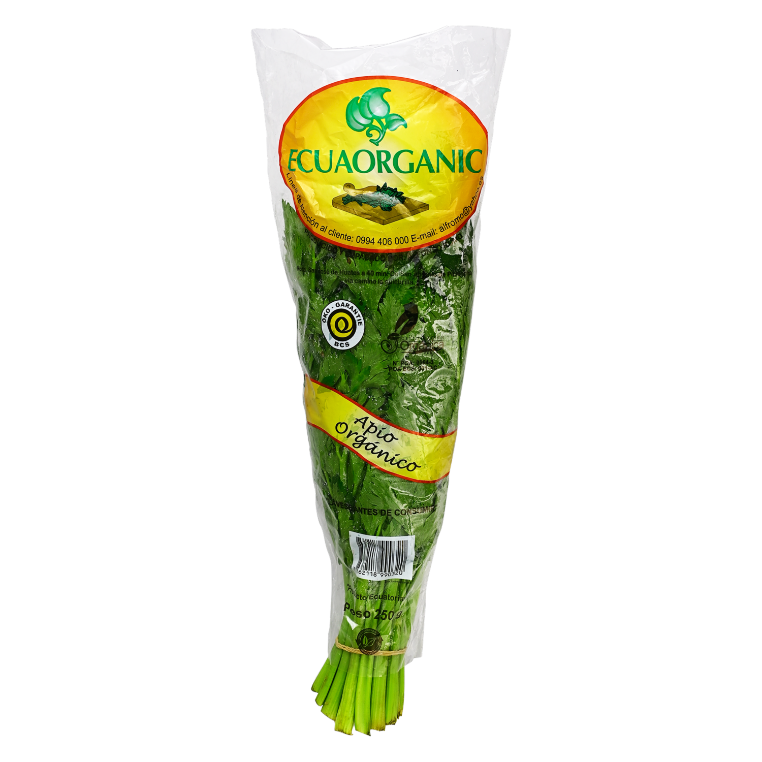 Apio Orgánico ECUAORGANIC 250 G
