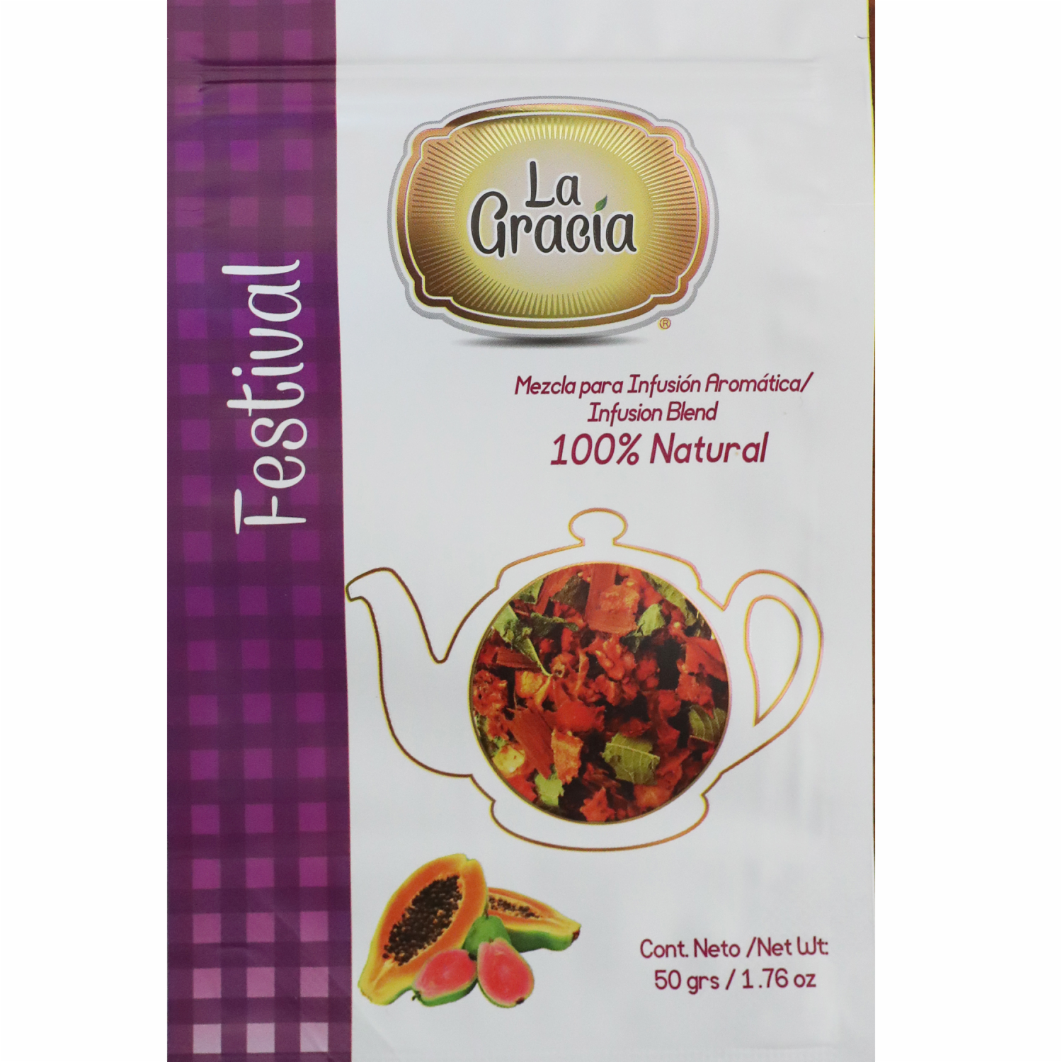 Infusión De Frutas Aromática Festival LA GRACÍA 50 G