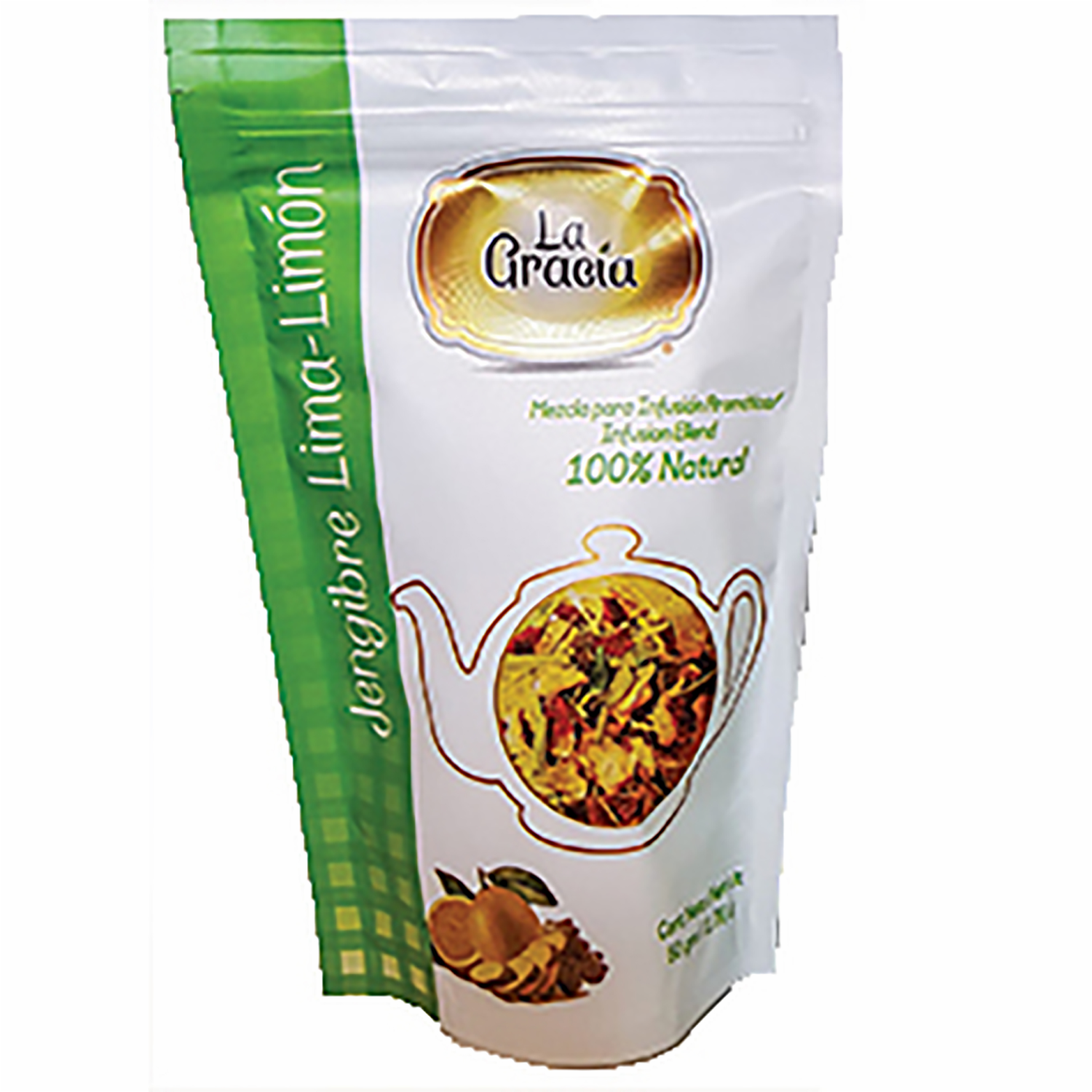 Infusión De Frutas Aromática Jengibre Lima Limón LA GRACÍA 50 G