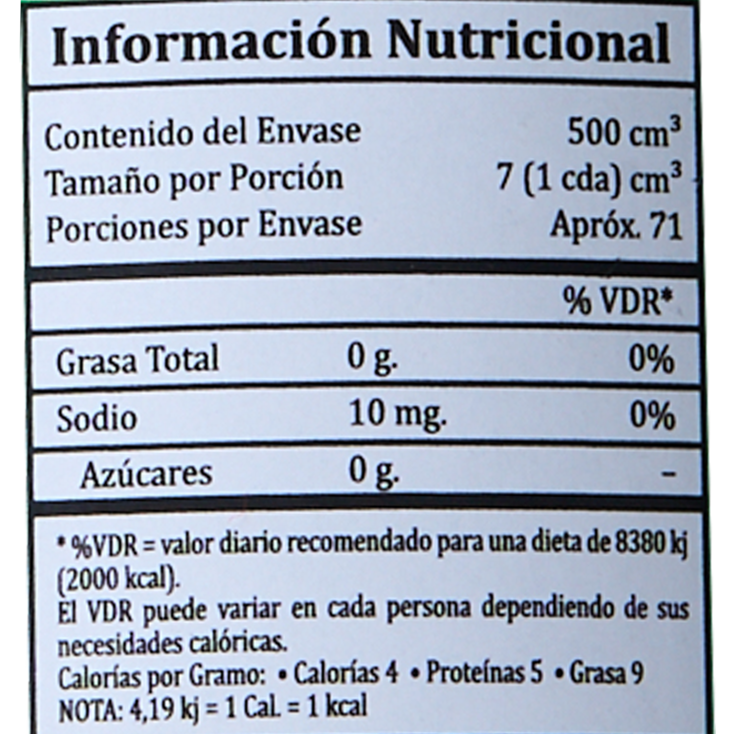 Esencia De Vainilla Repostera EL TRUQUITO DE LA ABUELA 500 Ml