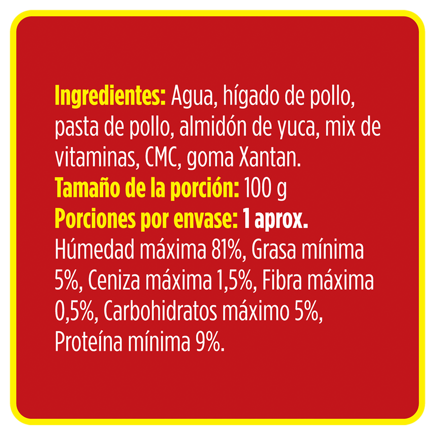 Alimento Húmedo Para Gatos De Hígado Pollo PURE NATURE 85 G