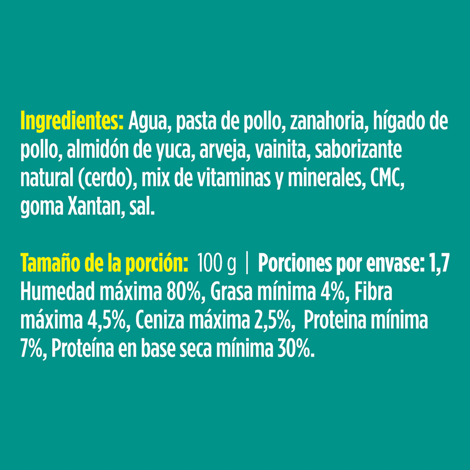 Alimento Húmedo Para Perros Cerdo Con Vegetales PURE NATURE 170 G