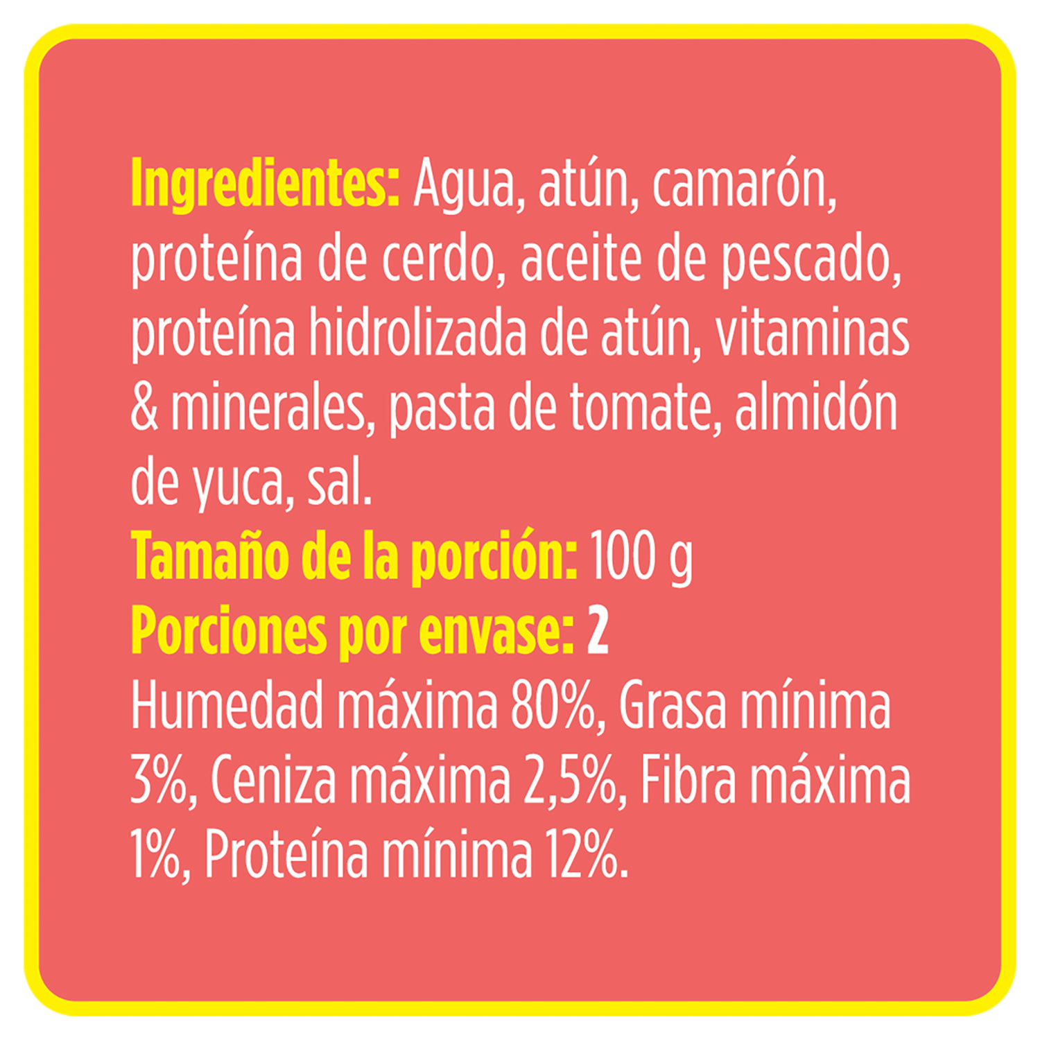 Alimento Húmedo Para Gatos De  Atún Y  Camarón PURE NATURE 156 G
