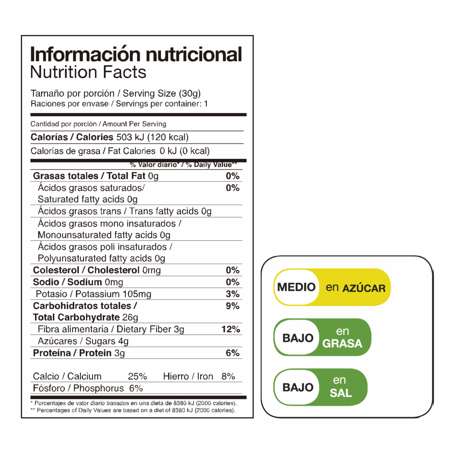 Cereal Quinoa Munch De Maíz Y Quinoa Con Canela Libre De Gluten CEREALES ANDINOS 30 G