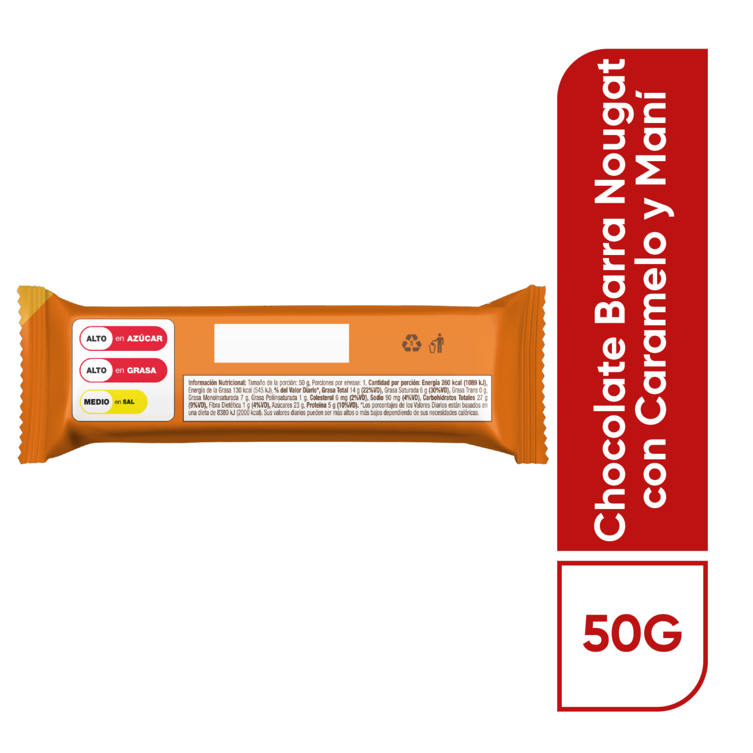 Chocolate De Caramelo MANICHO 50 G