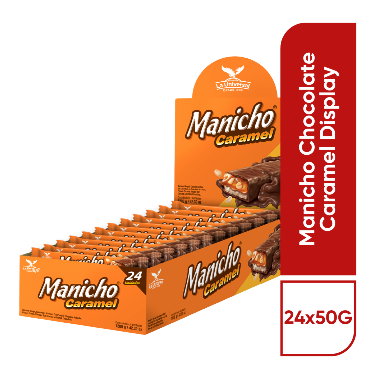 Chocolate Caramel MANICHO 24 X 50 G