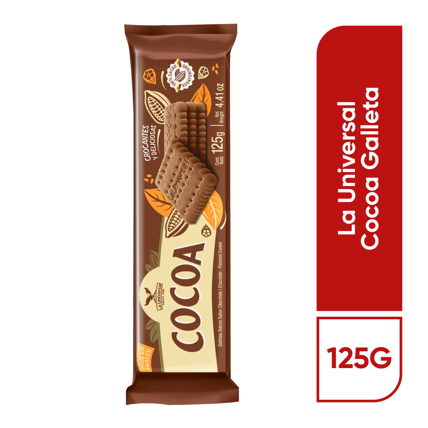 Galletas Dulces De Cocoa COCOA 125 G