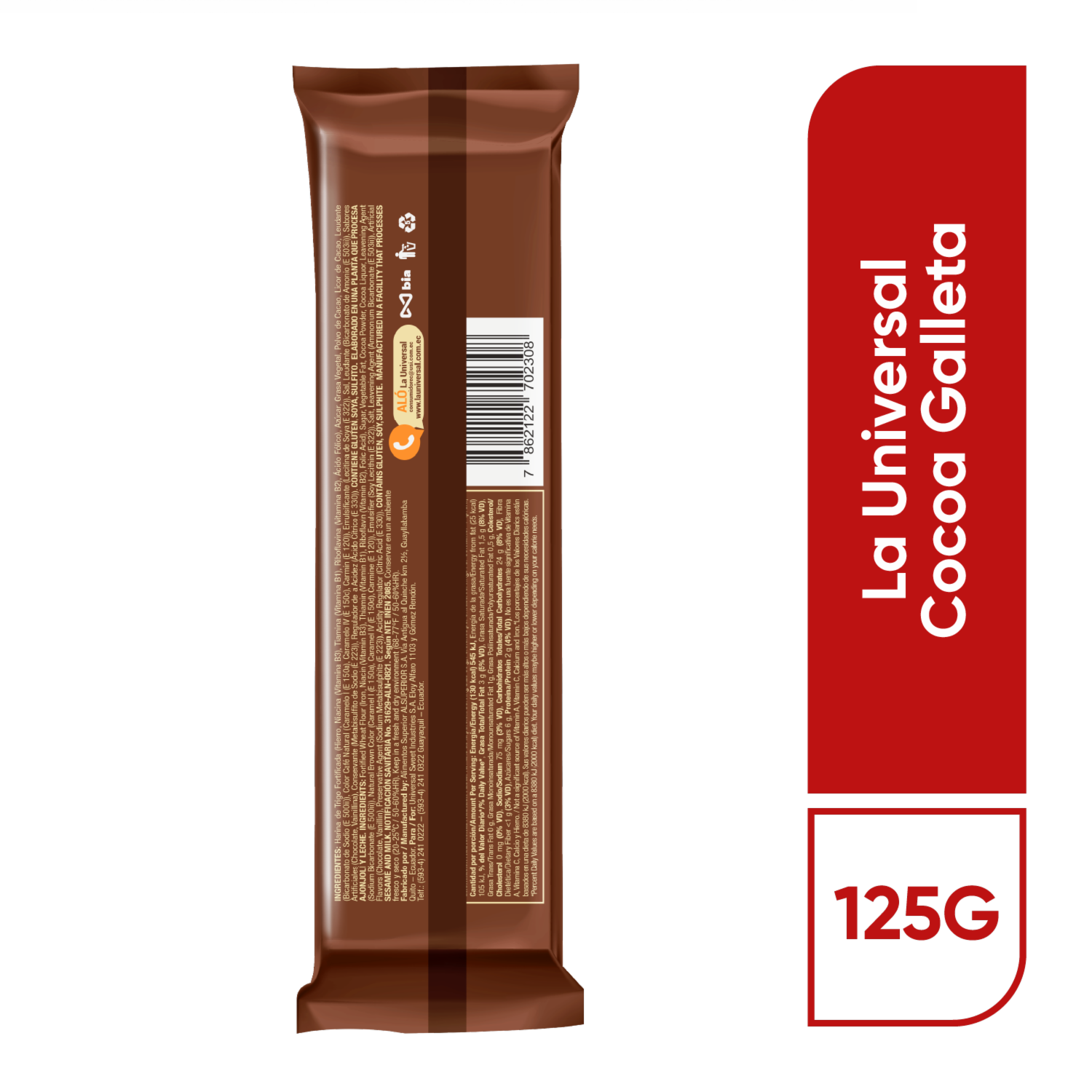 Galletas Dulces De Cocoa COCOA 125 G