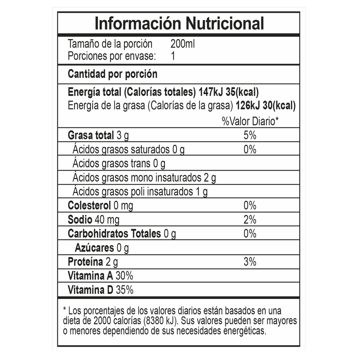 Bebida De Almendras Kids Sabor A Vainilla Libre De Lactosa LIV 200 Ml