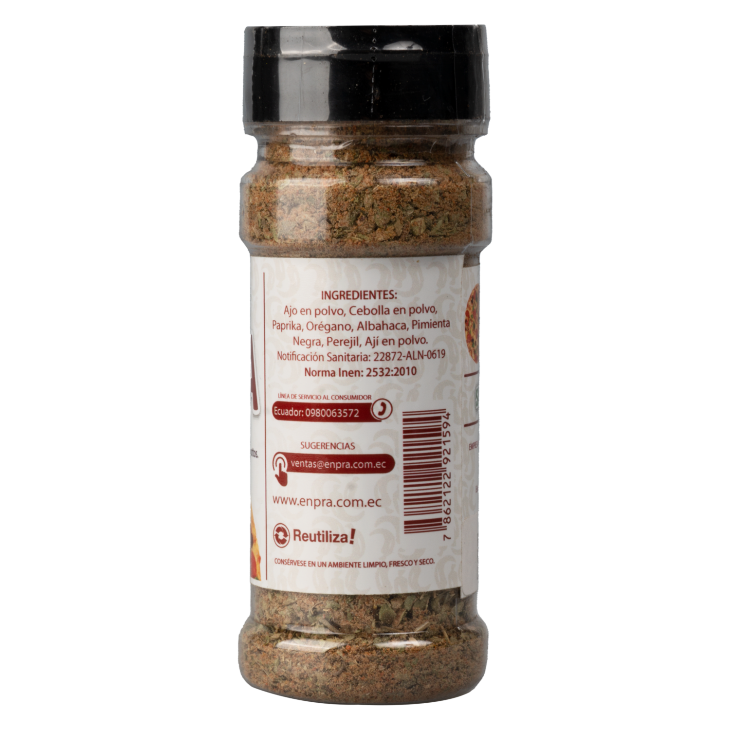Sazonador Para Pizza ADERCON 50 G