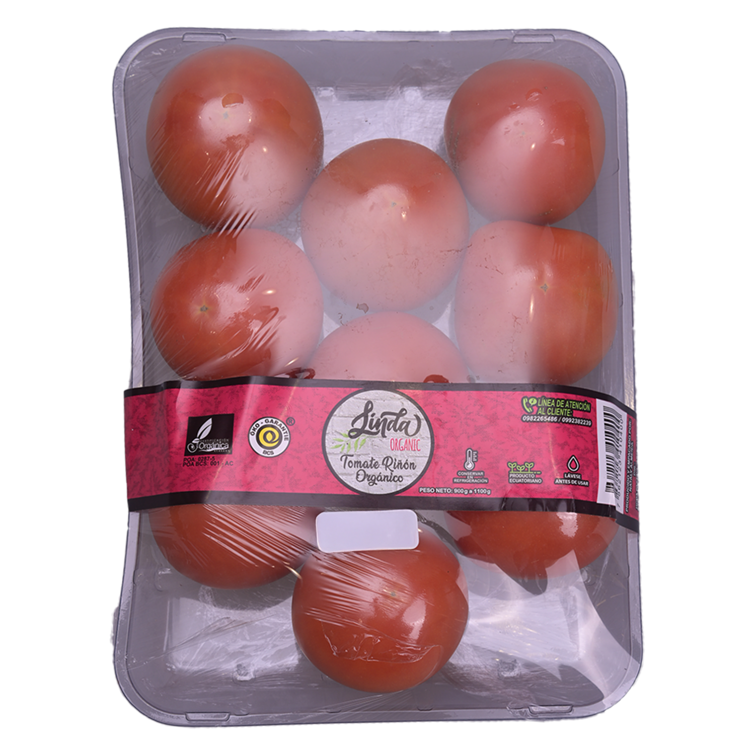 Tomate Riñón Orgánico LINDA ORGANIC 900 A 1100 G